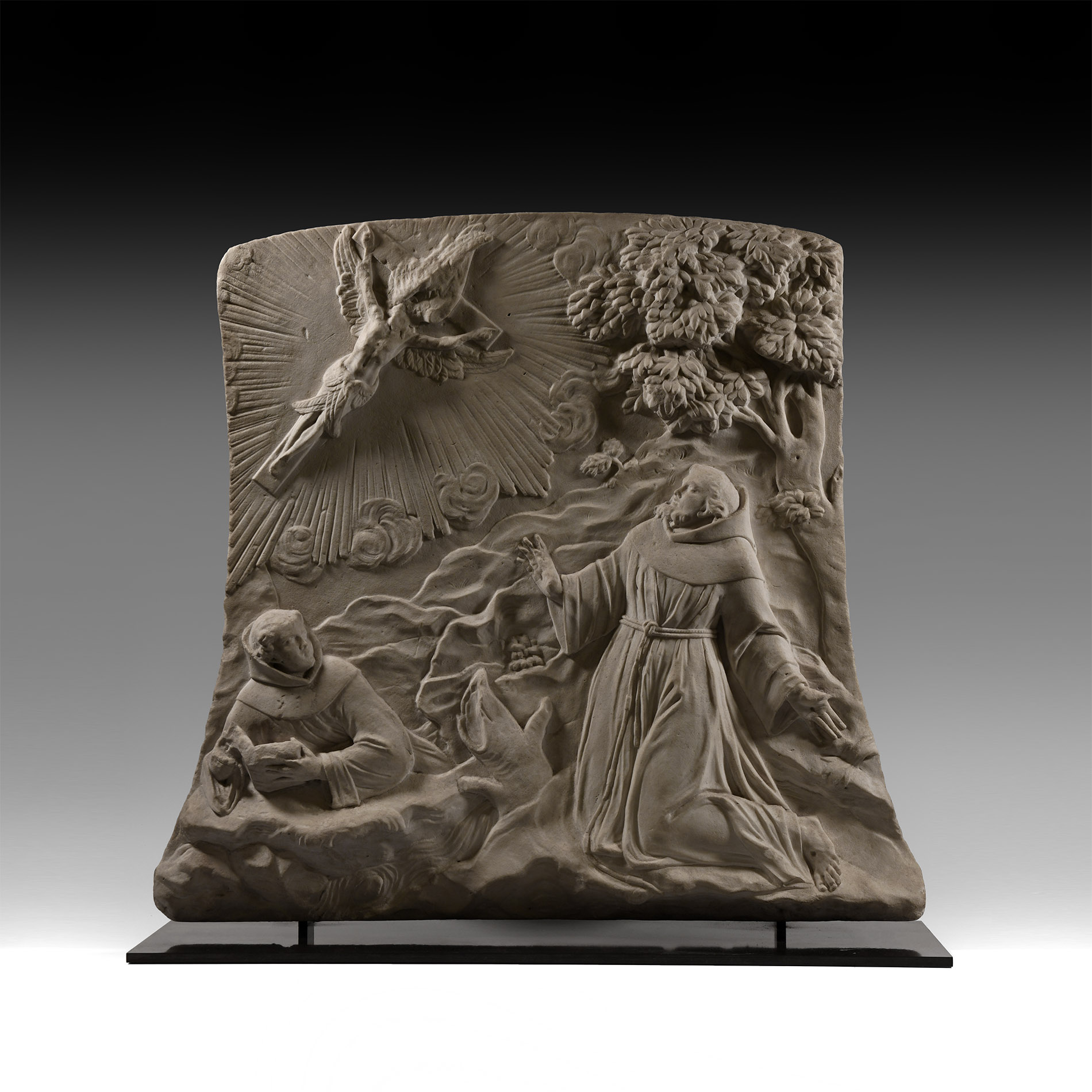 Post Medieval Relief with St Francis Scene