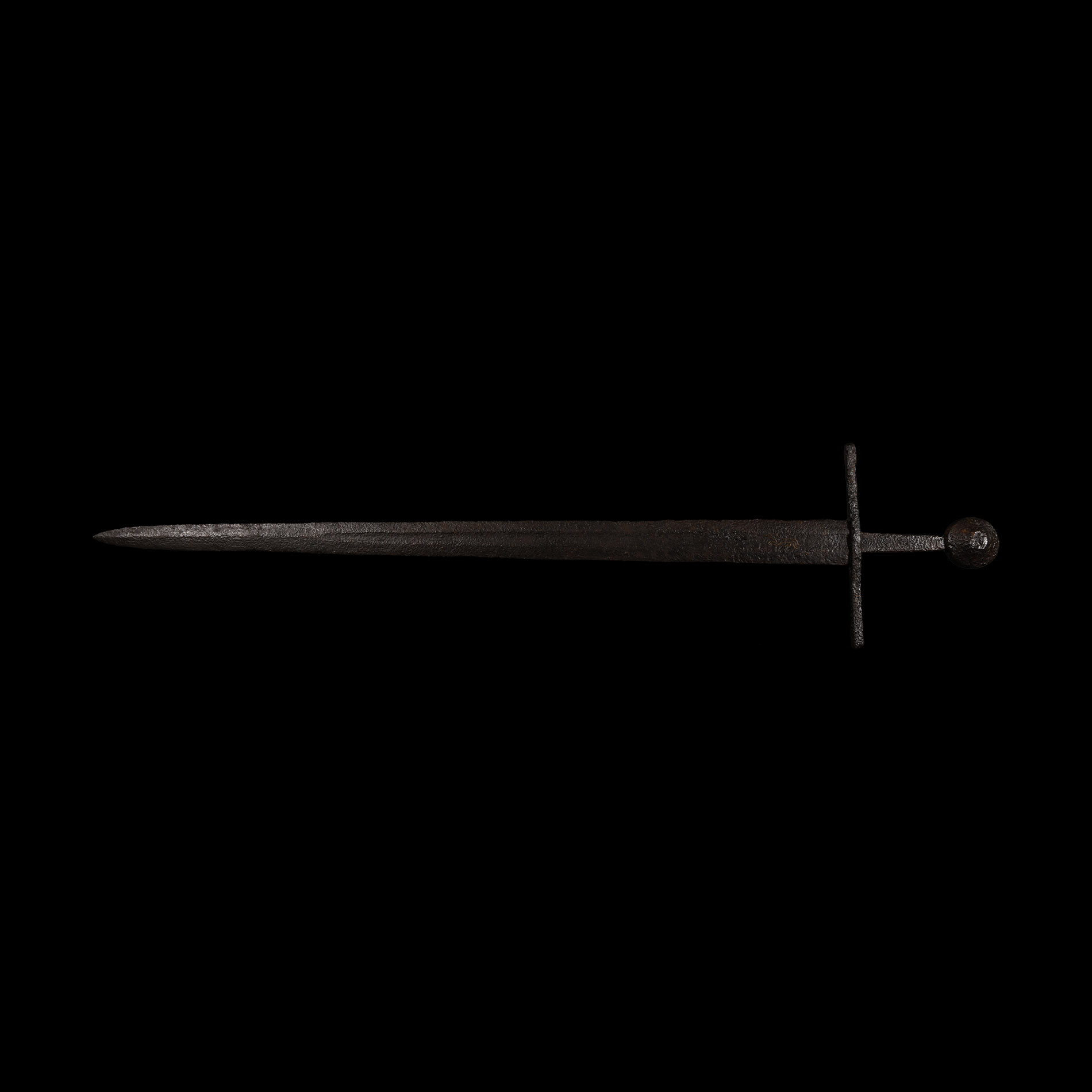 Medieval Iron Single-Handed Sword