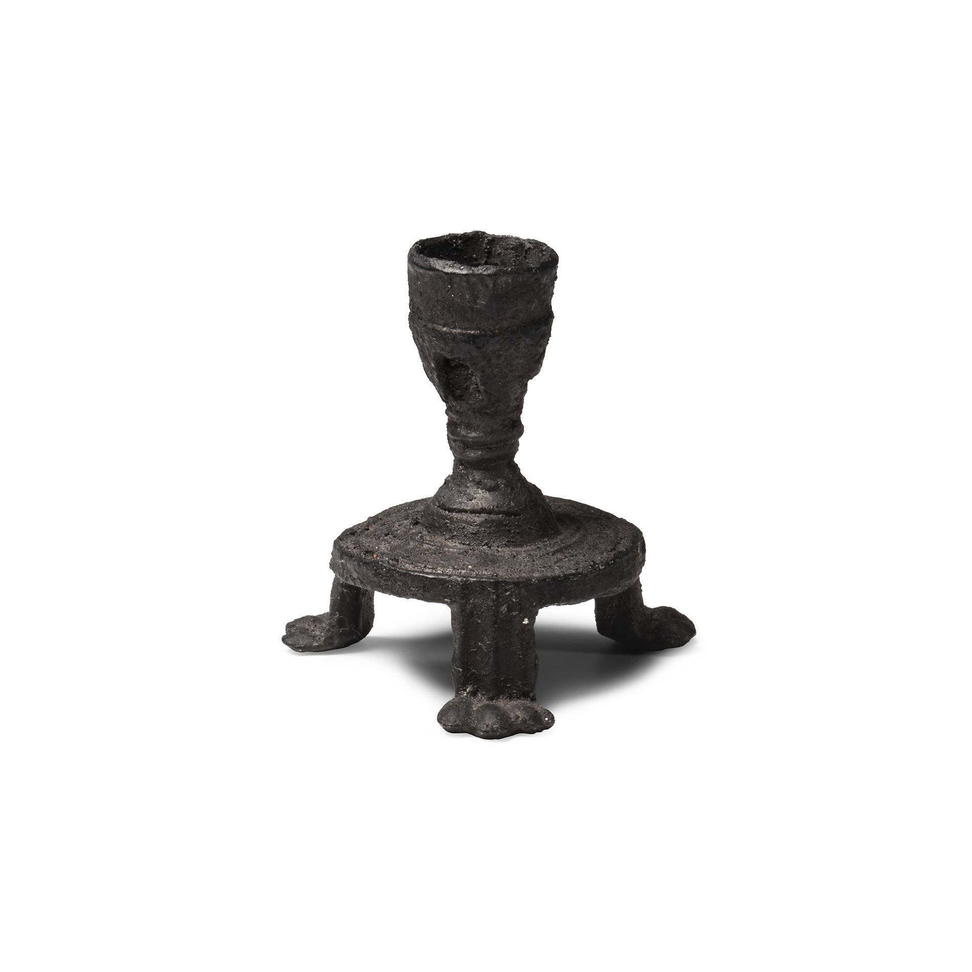 Medieval Pewter Candlestick