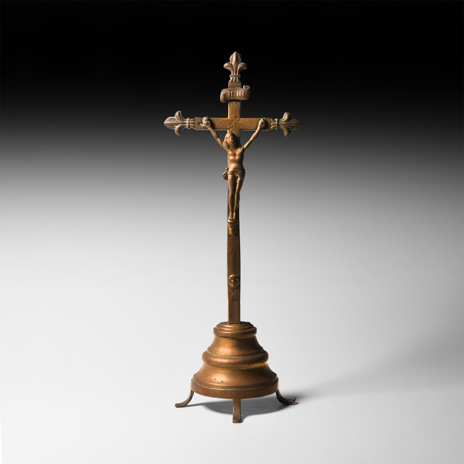 Post Medieval Bronze Crucifix