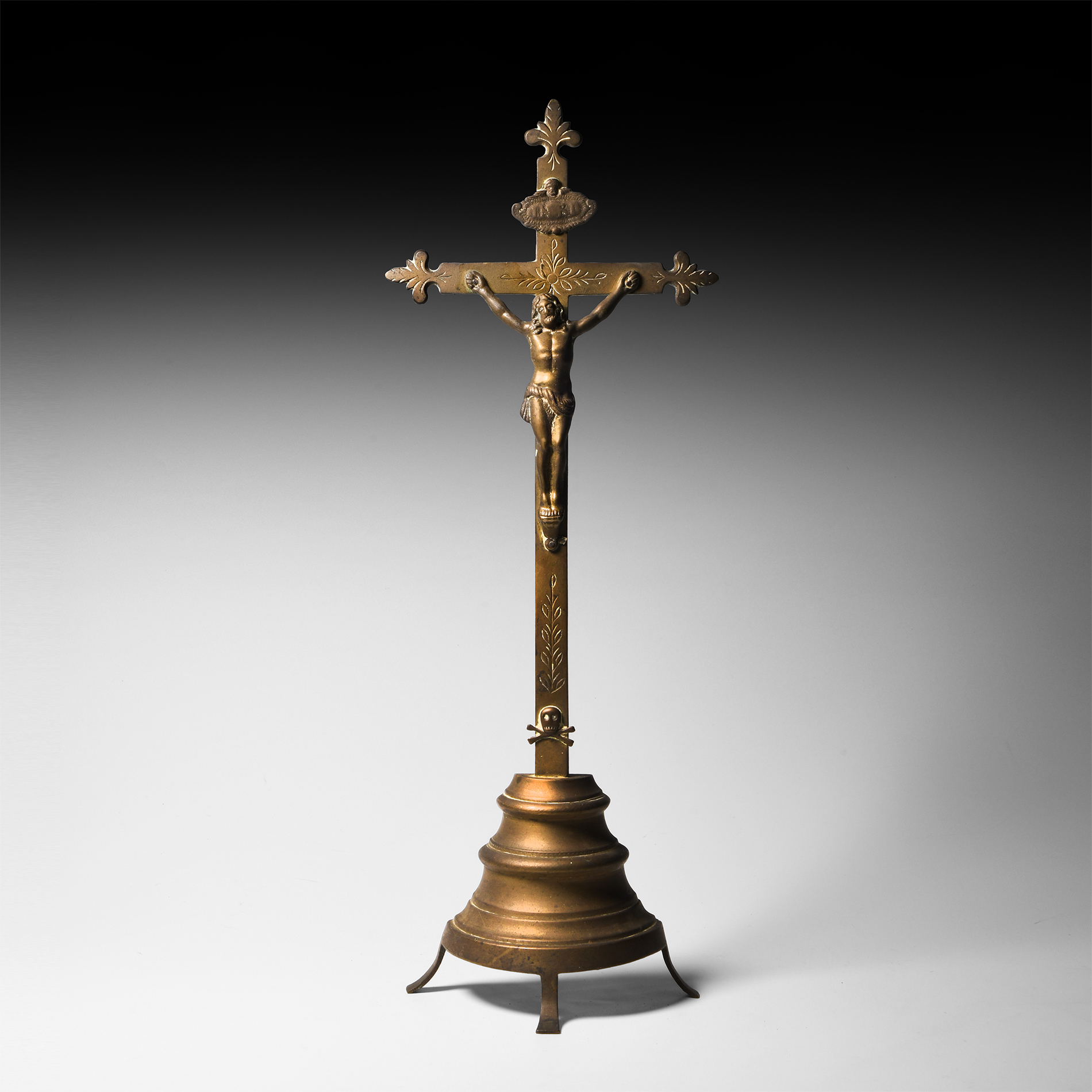 Post Medieval Bronze Crucifix