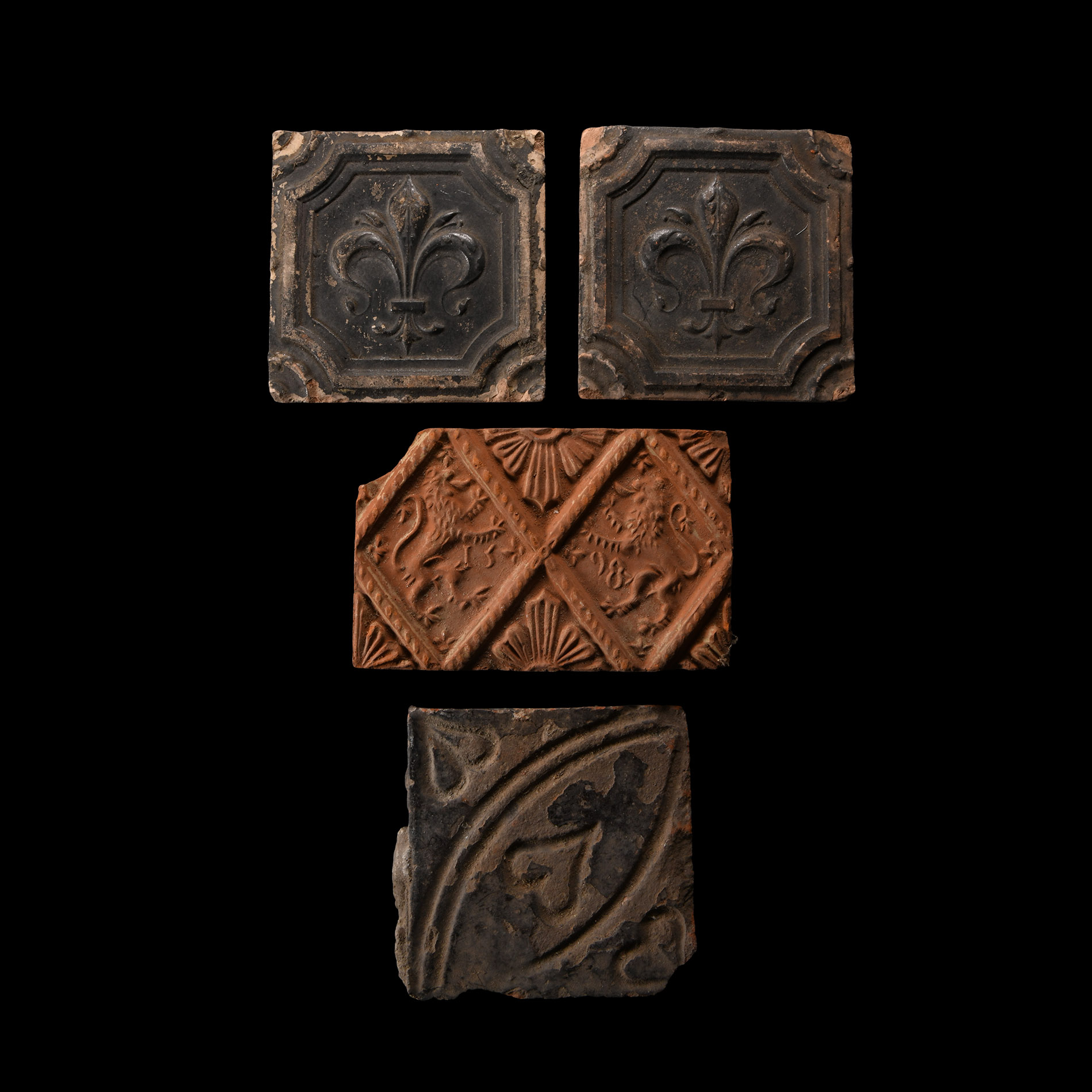 Post Medieval Ceramic Tile Group