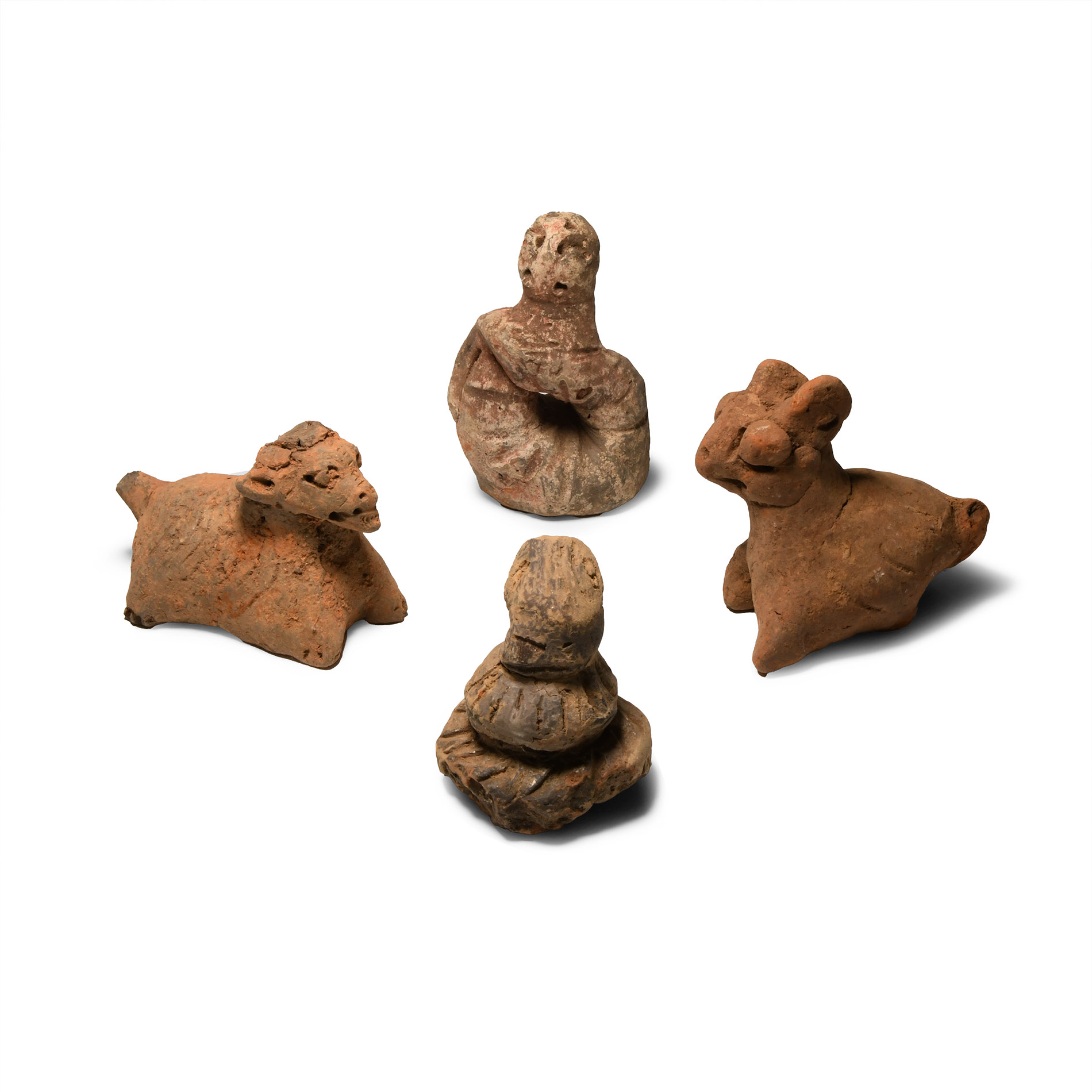 Chinese Han Ceramic Animal Figure Group