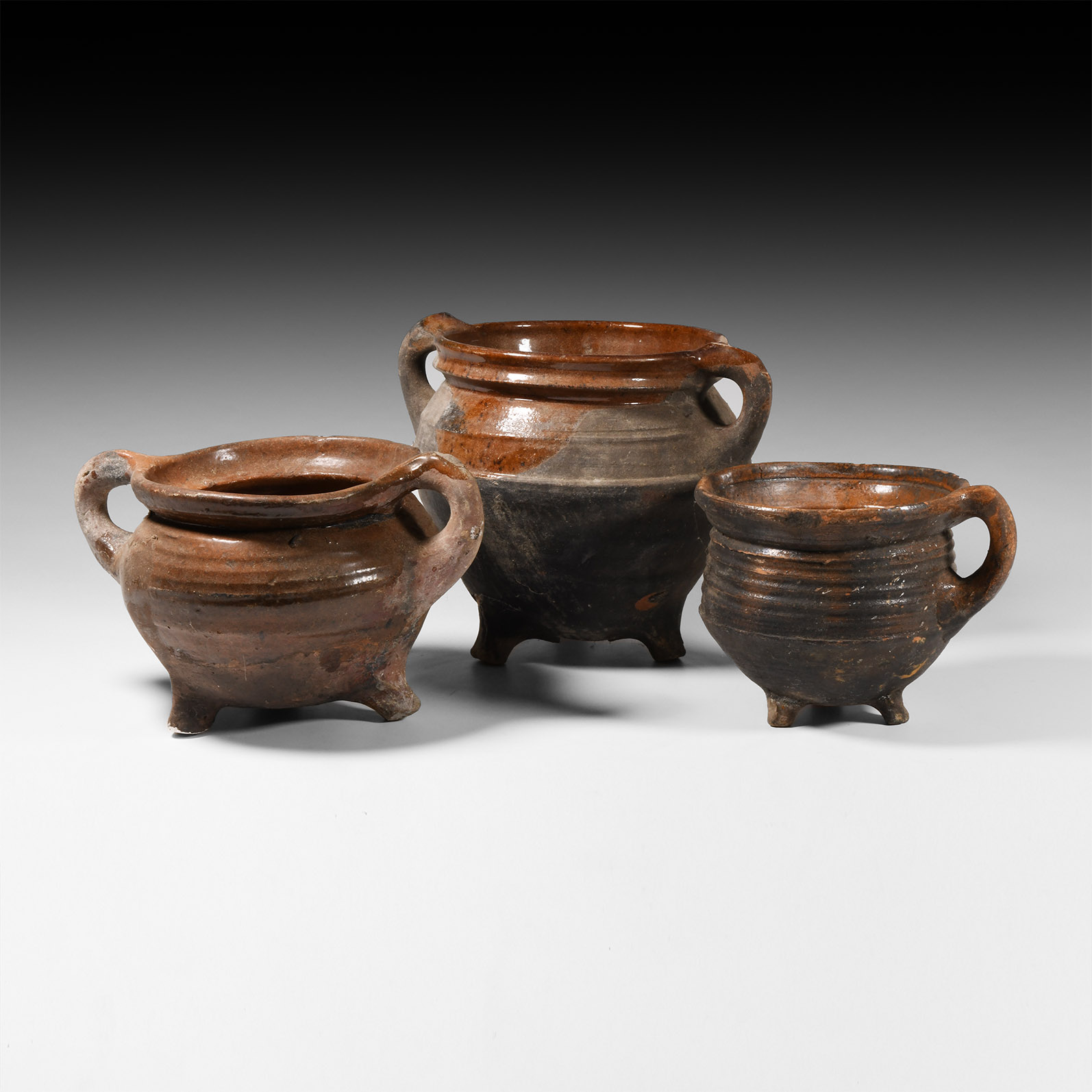 Medieval Glazed Ceramic Group