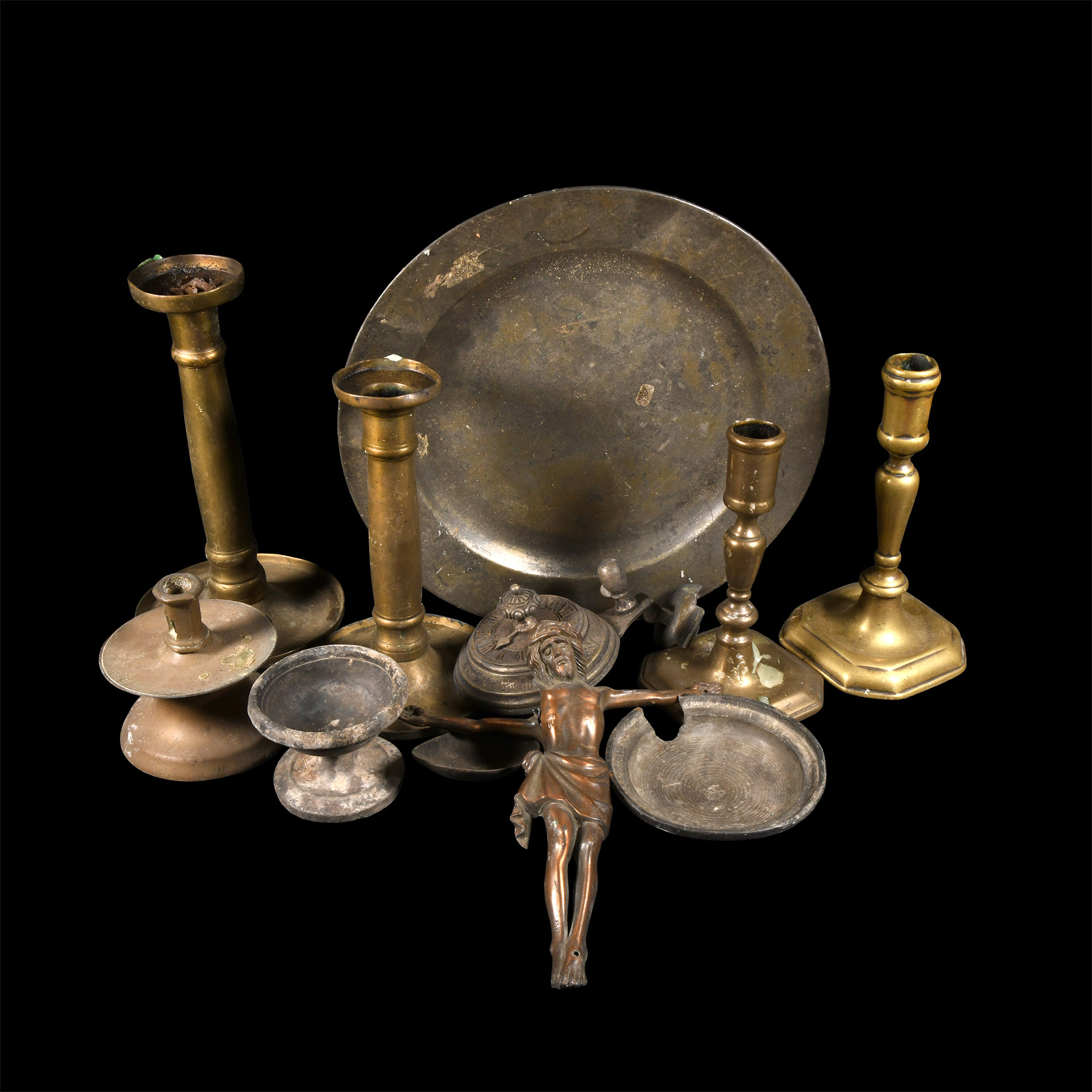Medieval Brass and Pewter Group