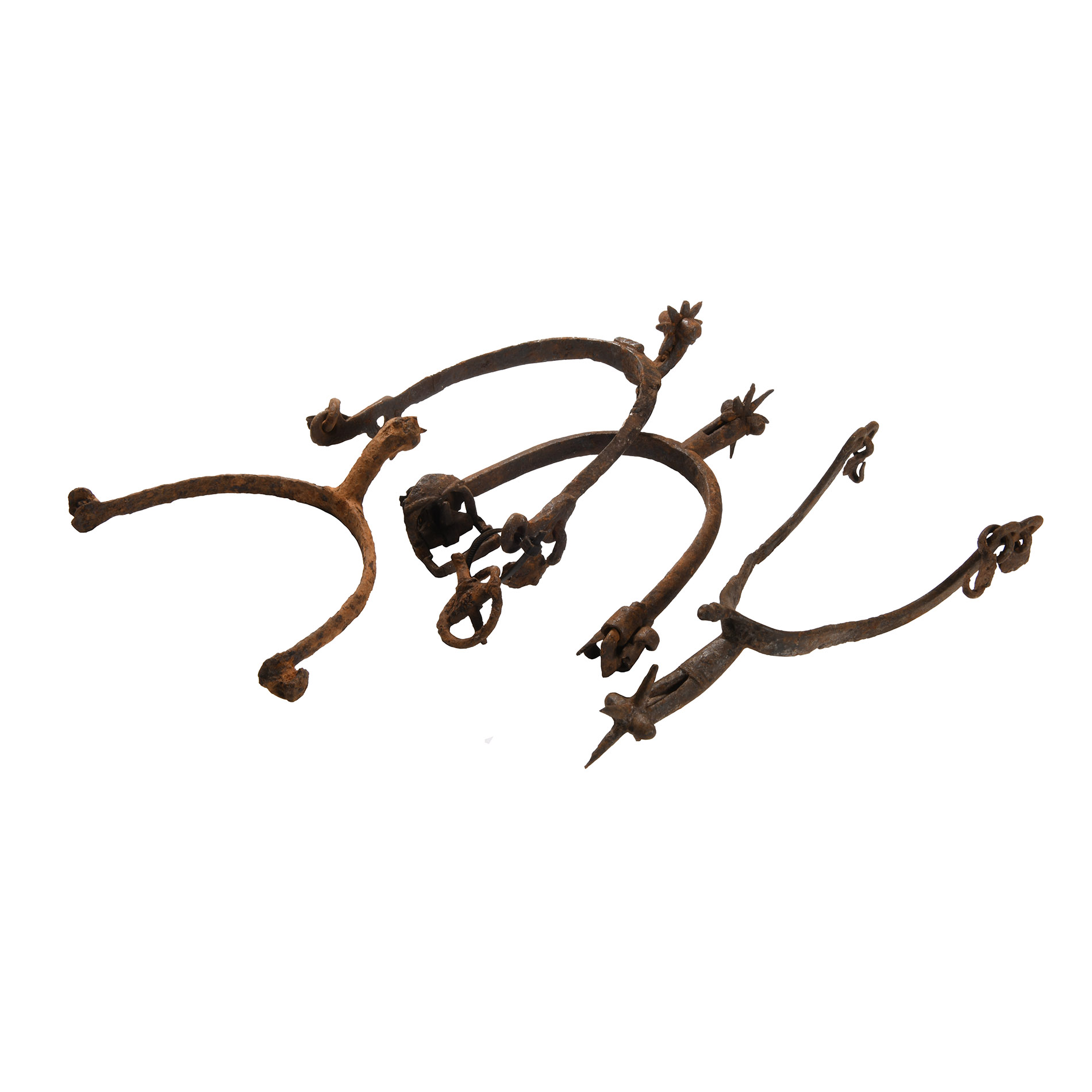 Medieval Iron Rowel Spur Collection
