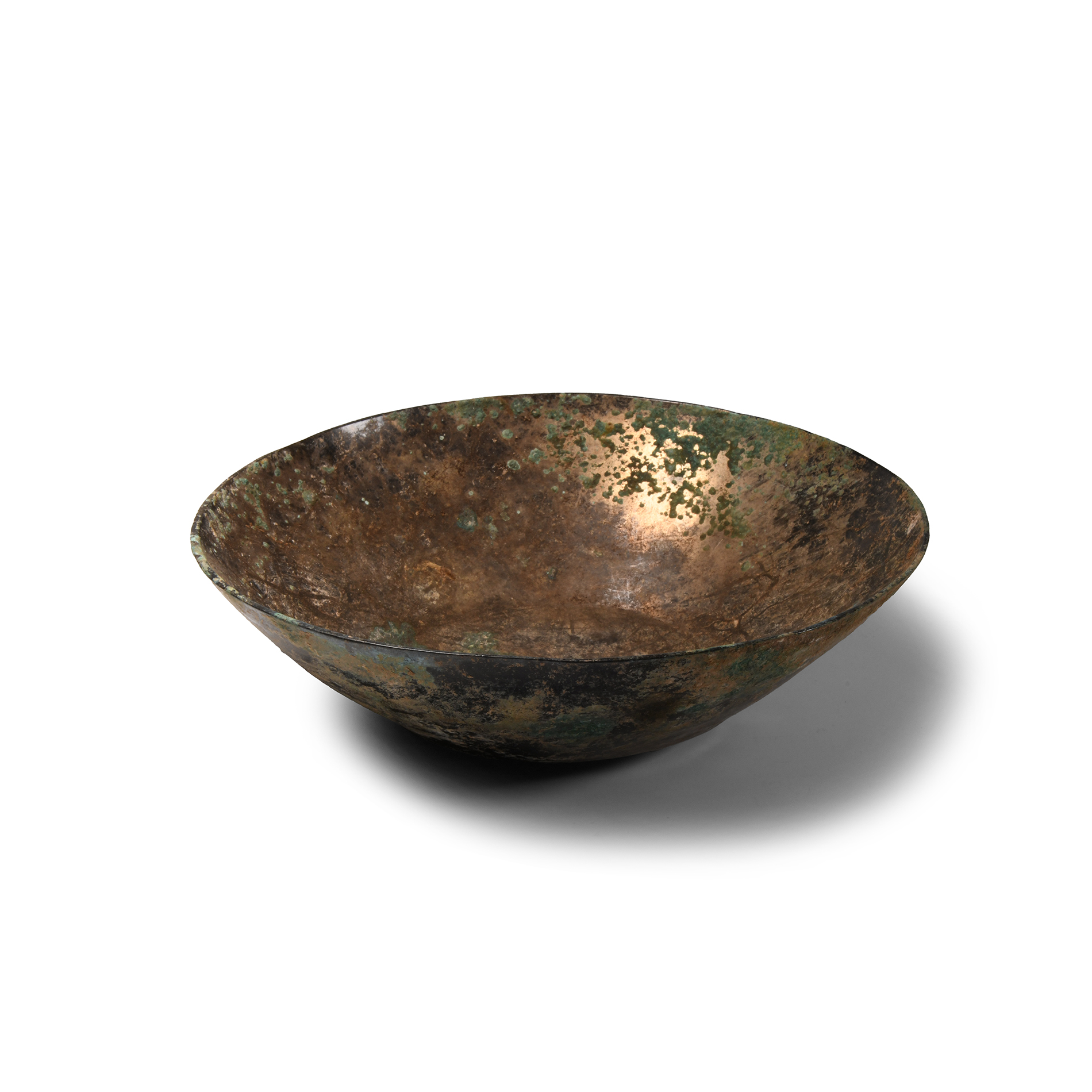 Medieval Period Tinned Bronze Bowl