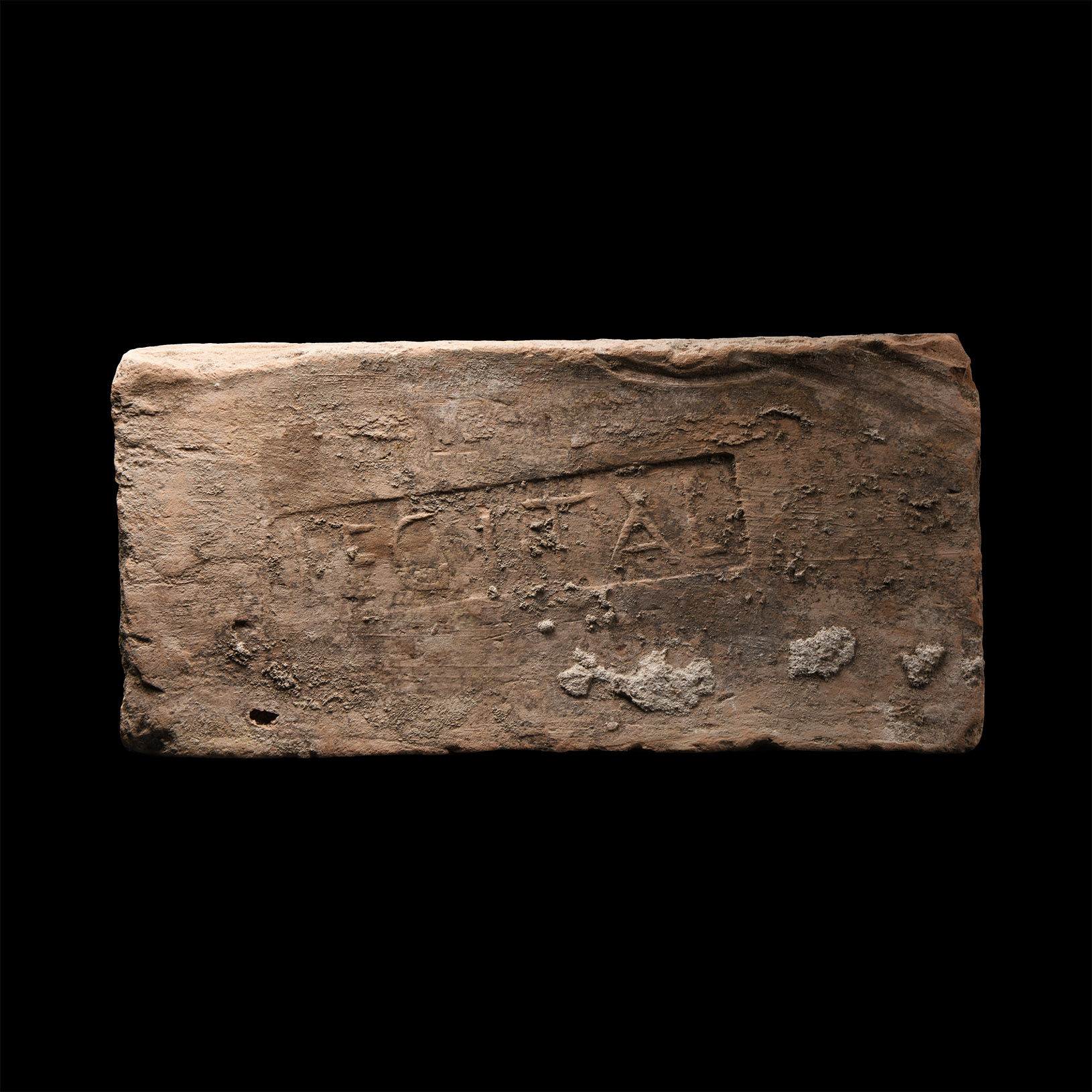 Roman Ceramic Brick with Military Stamp for Legio I Italica