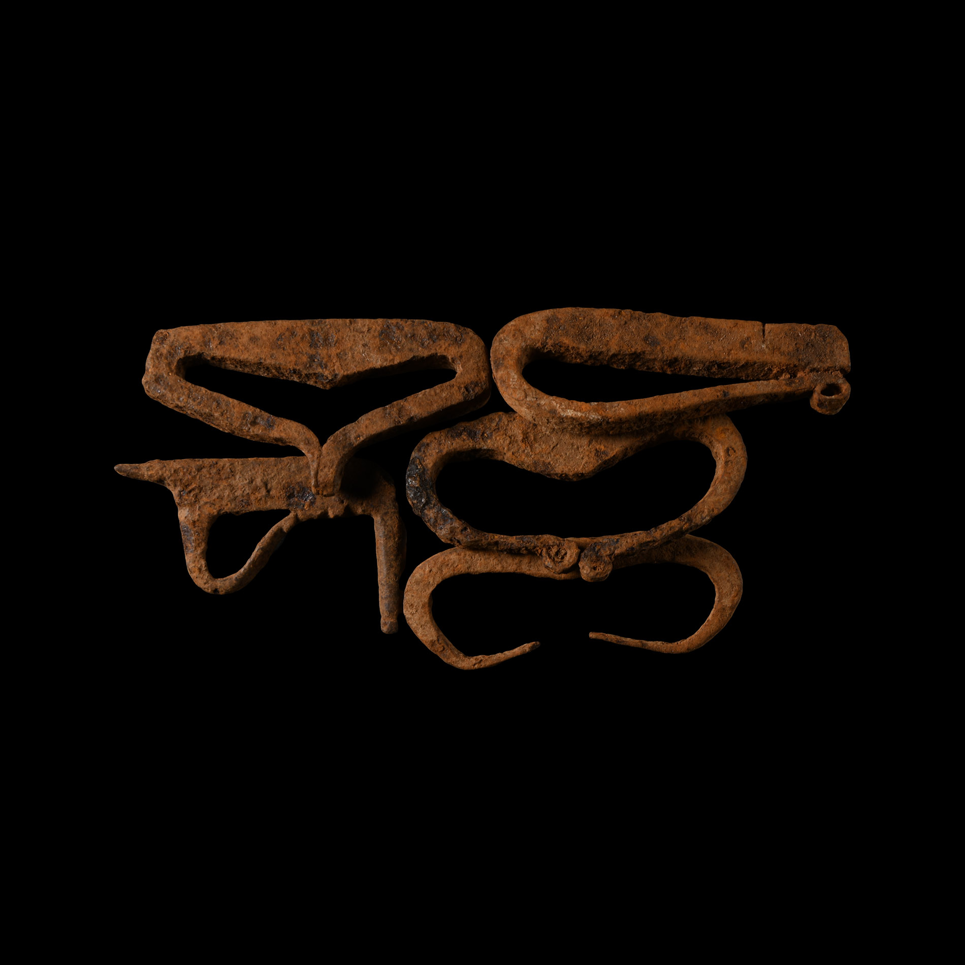 Medieval Iron Fire Starter Group