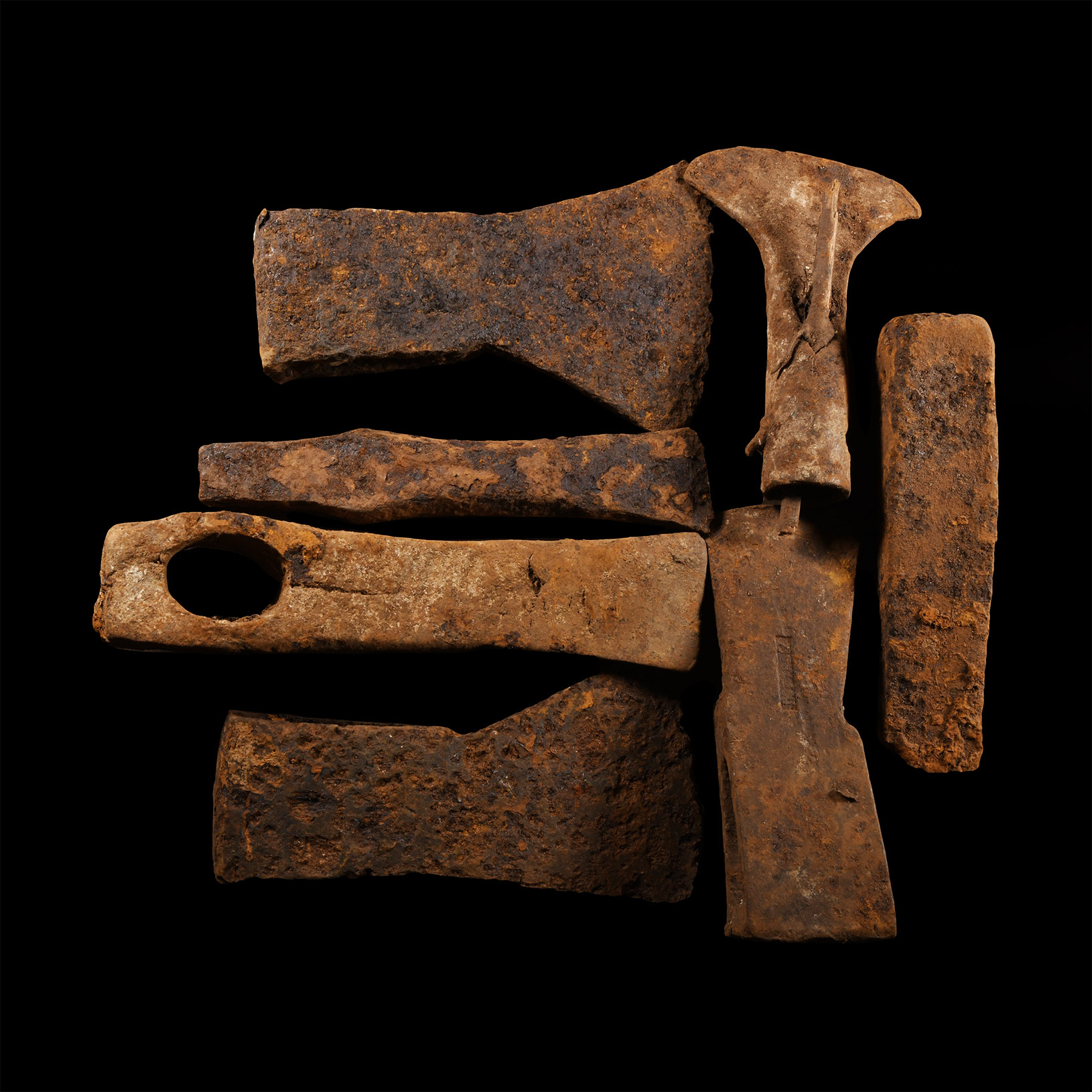 Medieval Iron Axe Group