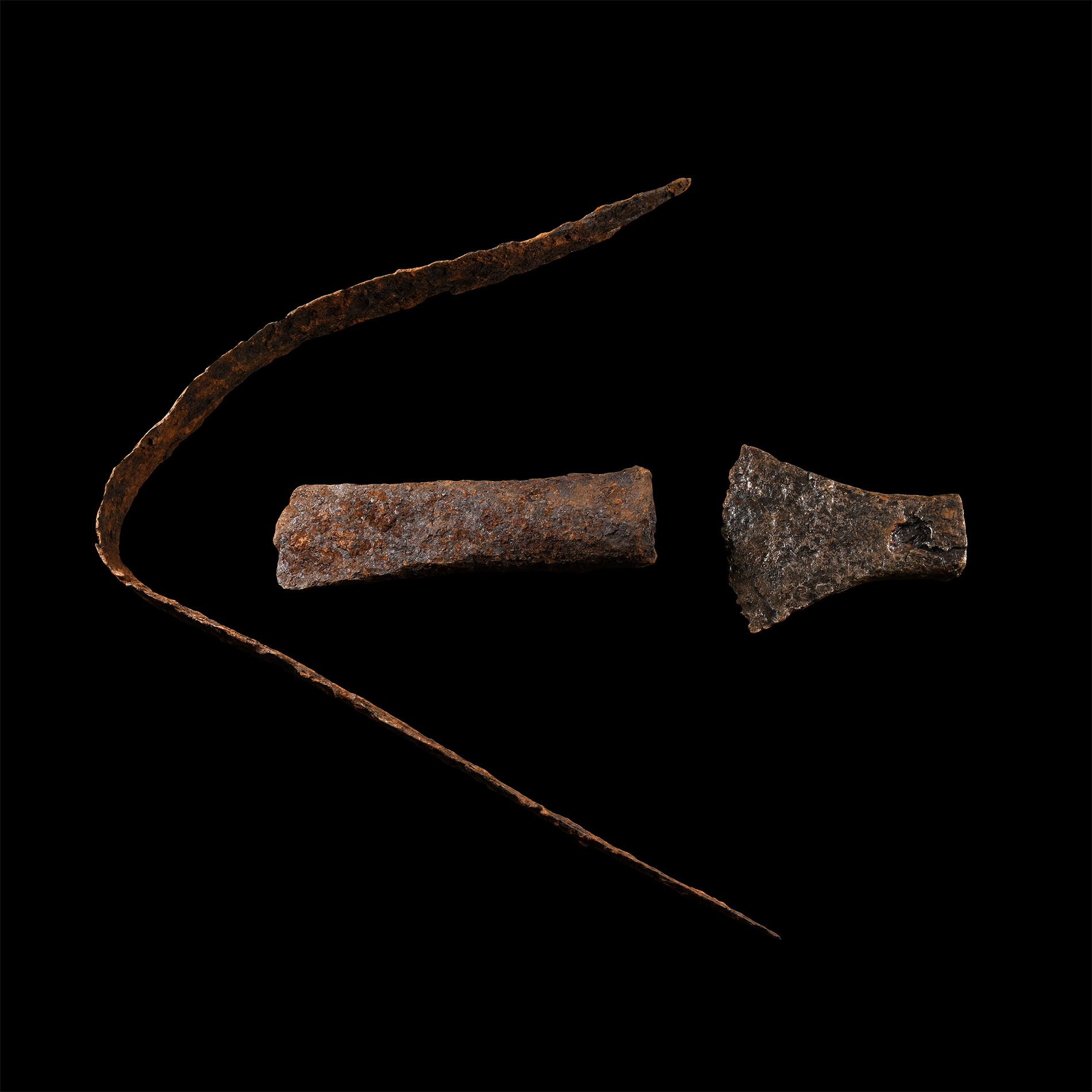 Iron Age Celtic Sacrificed Sword and Axehead Group