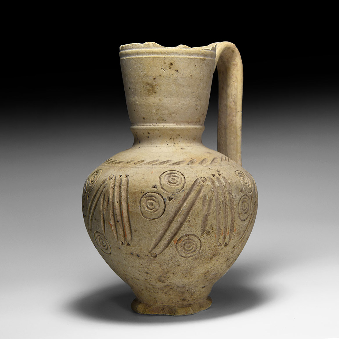 Western Asiatic Decorated Ceramic Ewer