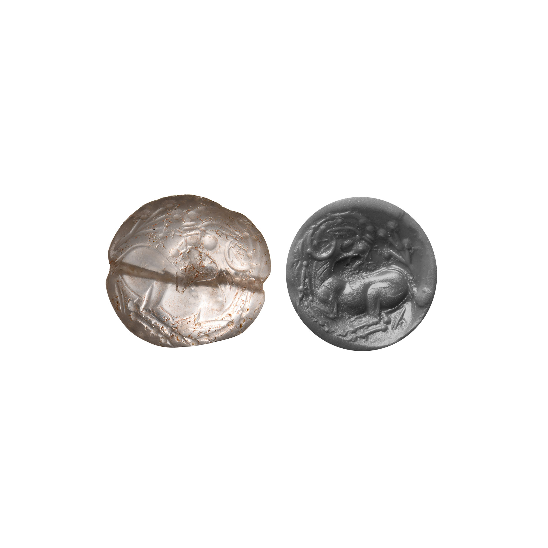 Minoan Lentoid Rock Crystal Seal
