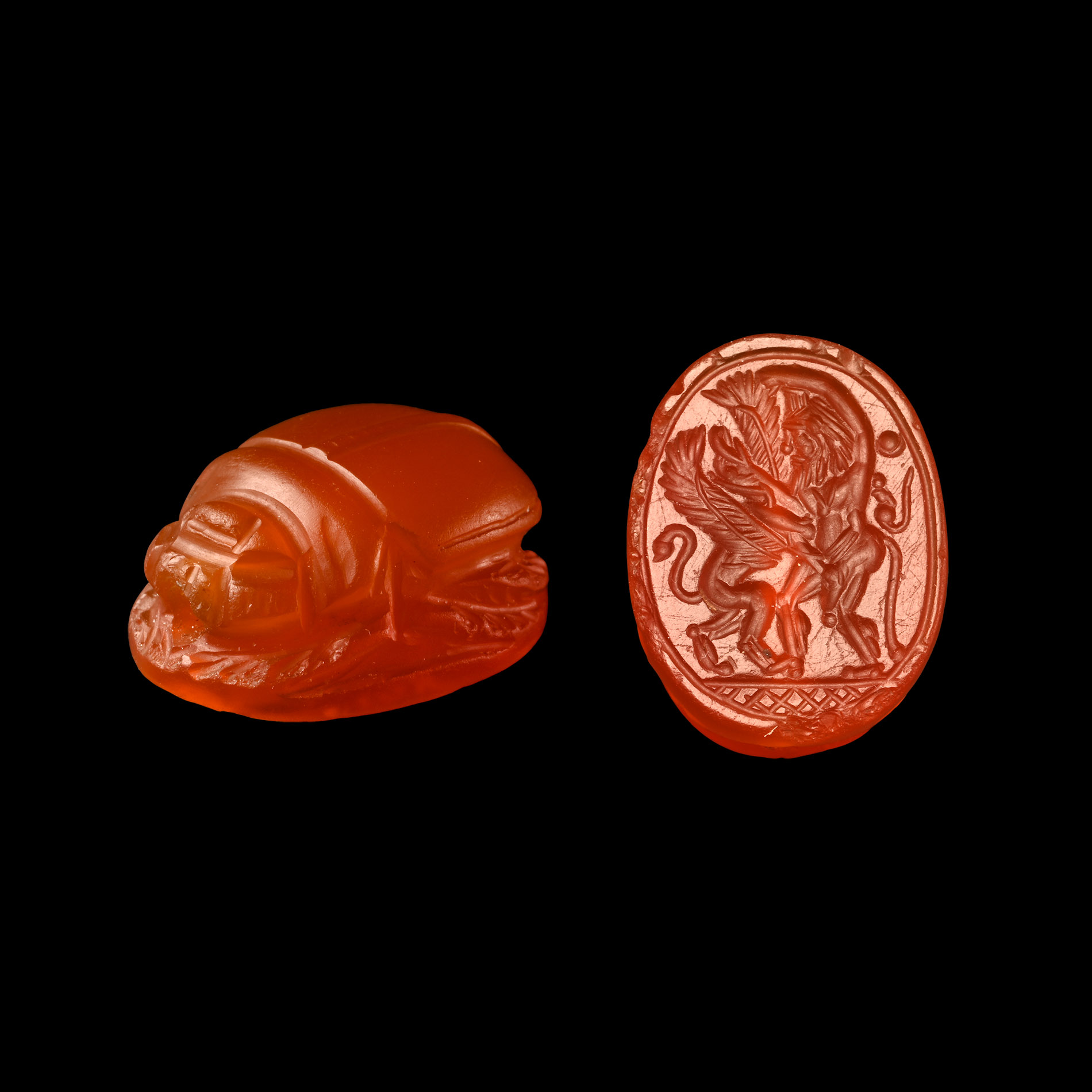 Eastern Greek Carnelian Scarab Seal