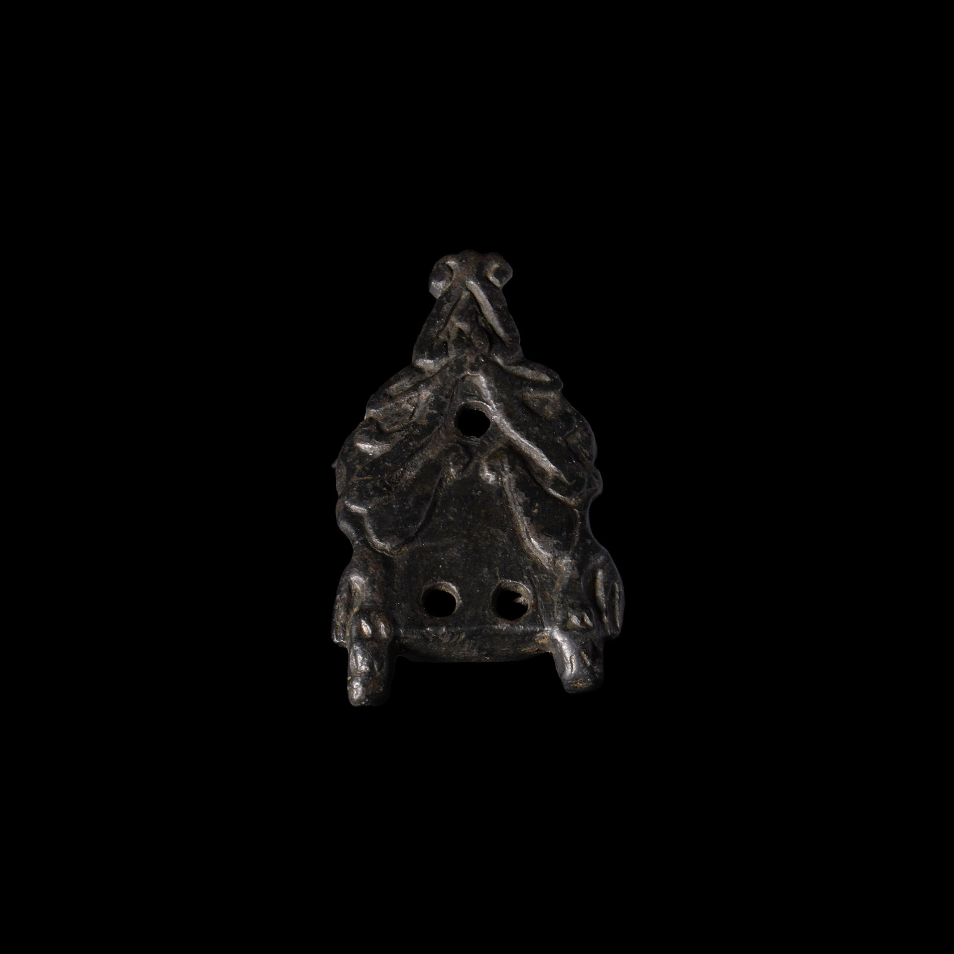 Viking Bronze Apex Stirrup Mount with Beast Heads