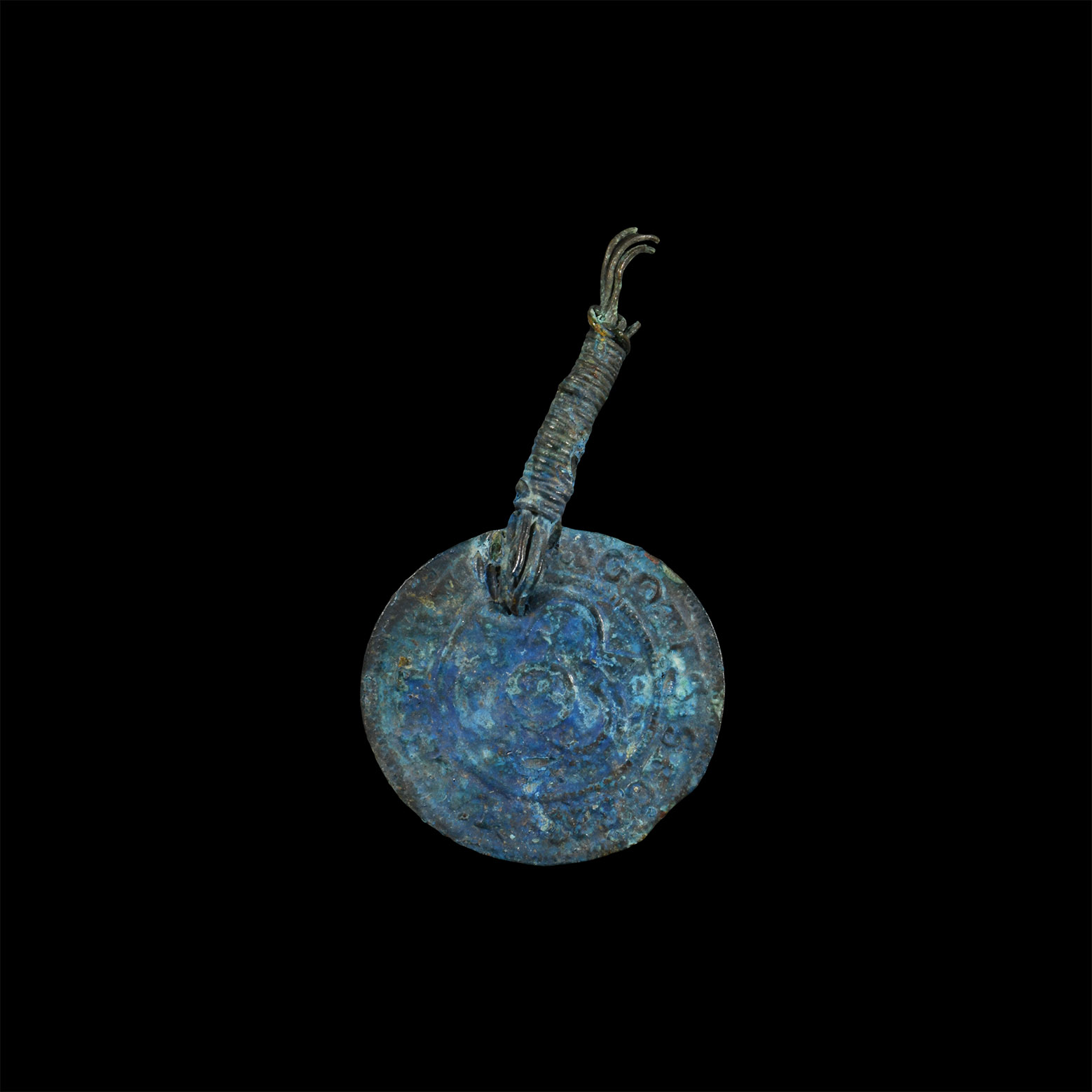 Post Medieval Bronze Nuremberg Jetton Pendant