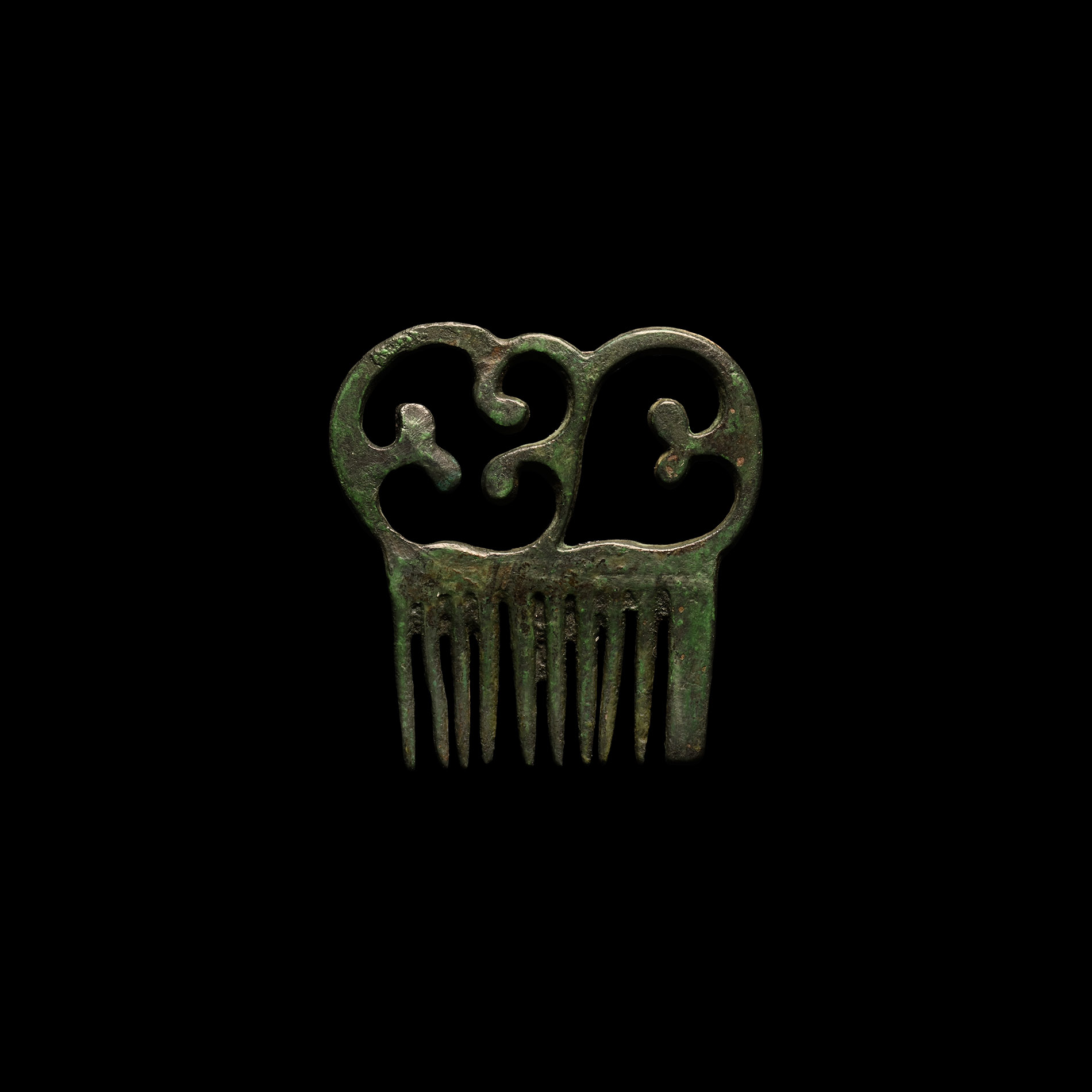 Viking Age Bronze Comb