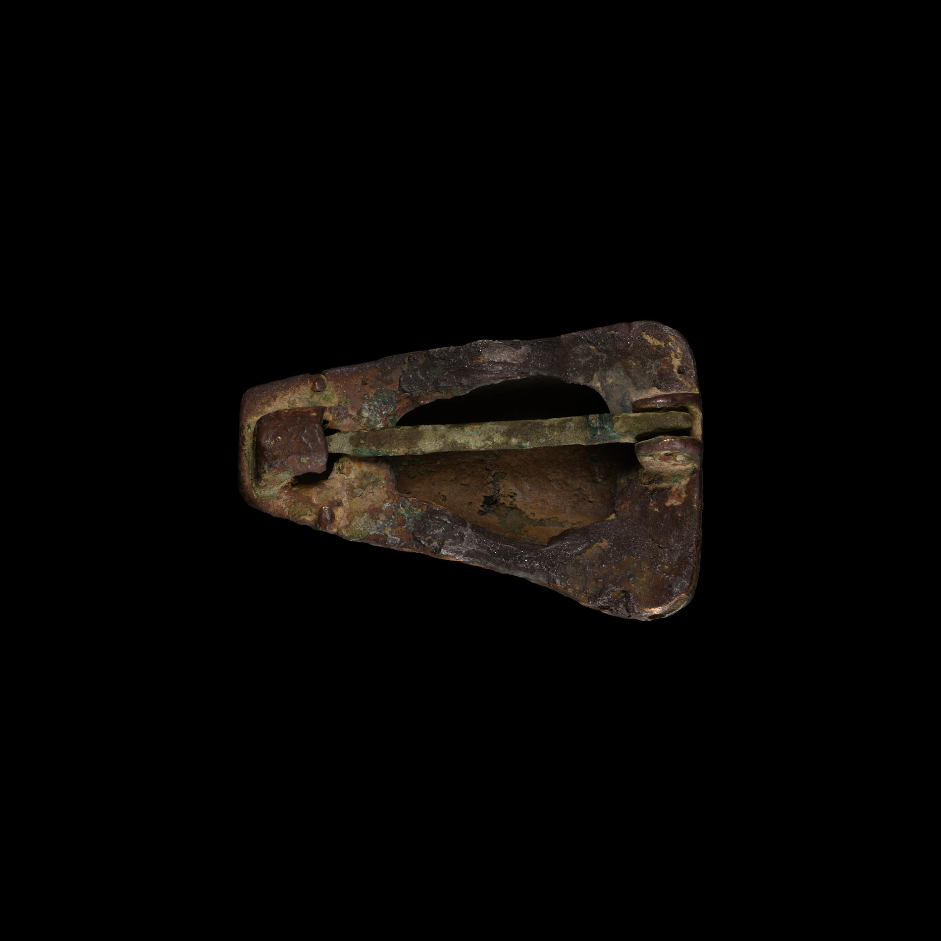 Viking Age Gilt Bronze Boar's Head Brooch