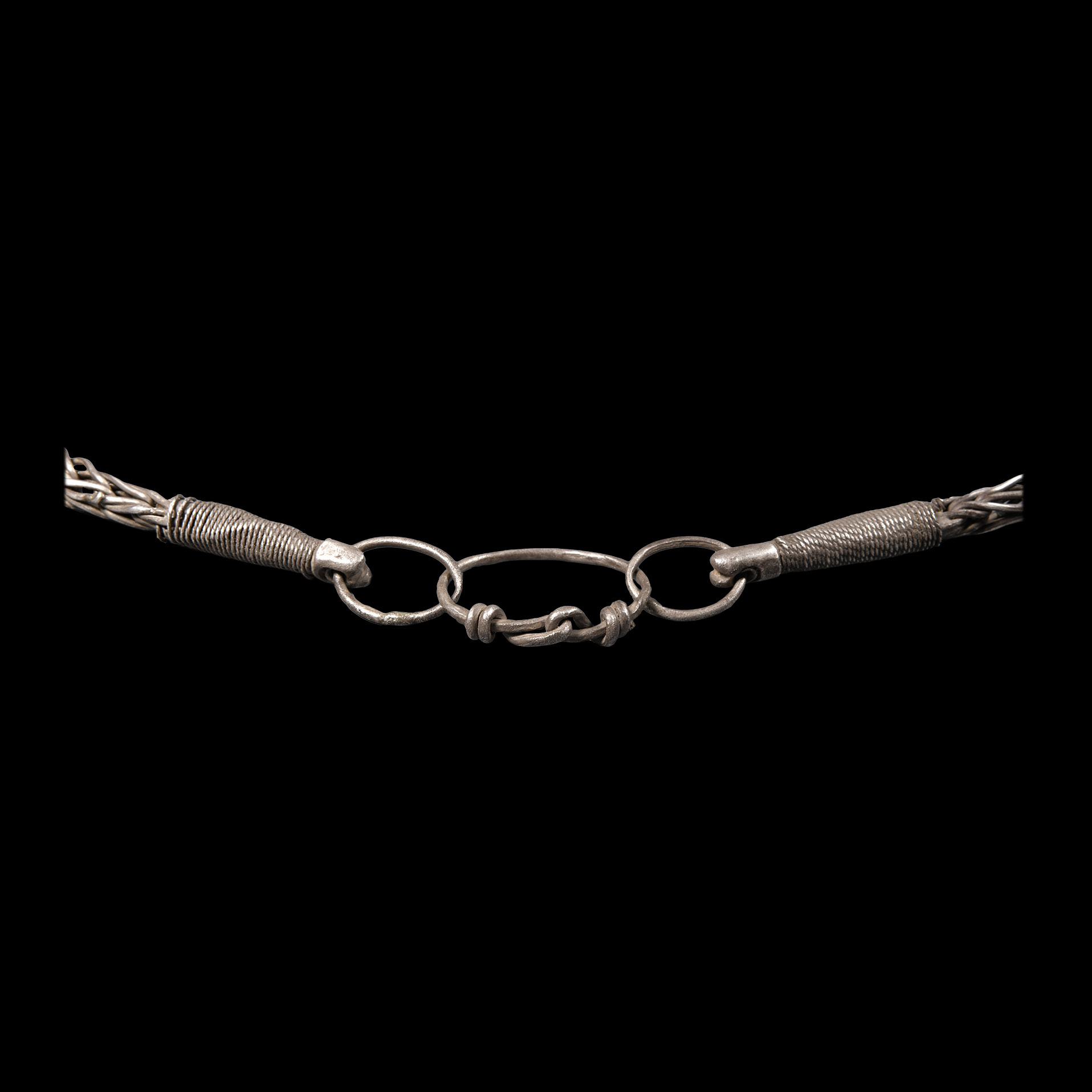Viking Age Silver Chain Necklace