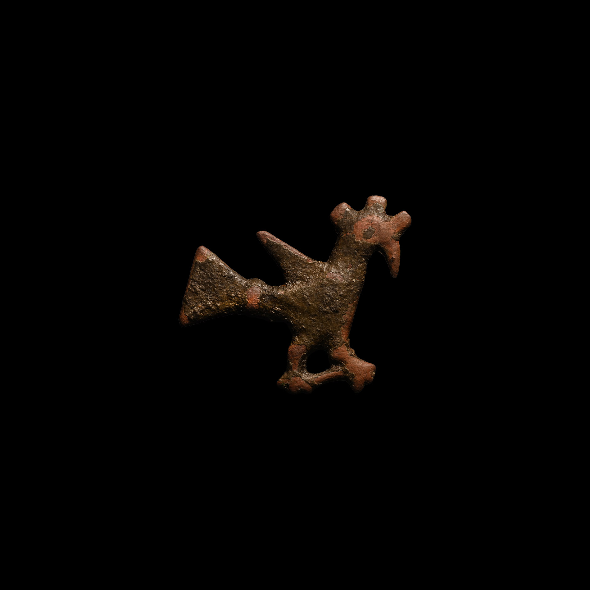 Viking Bronze Bird Brooch