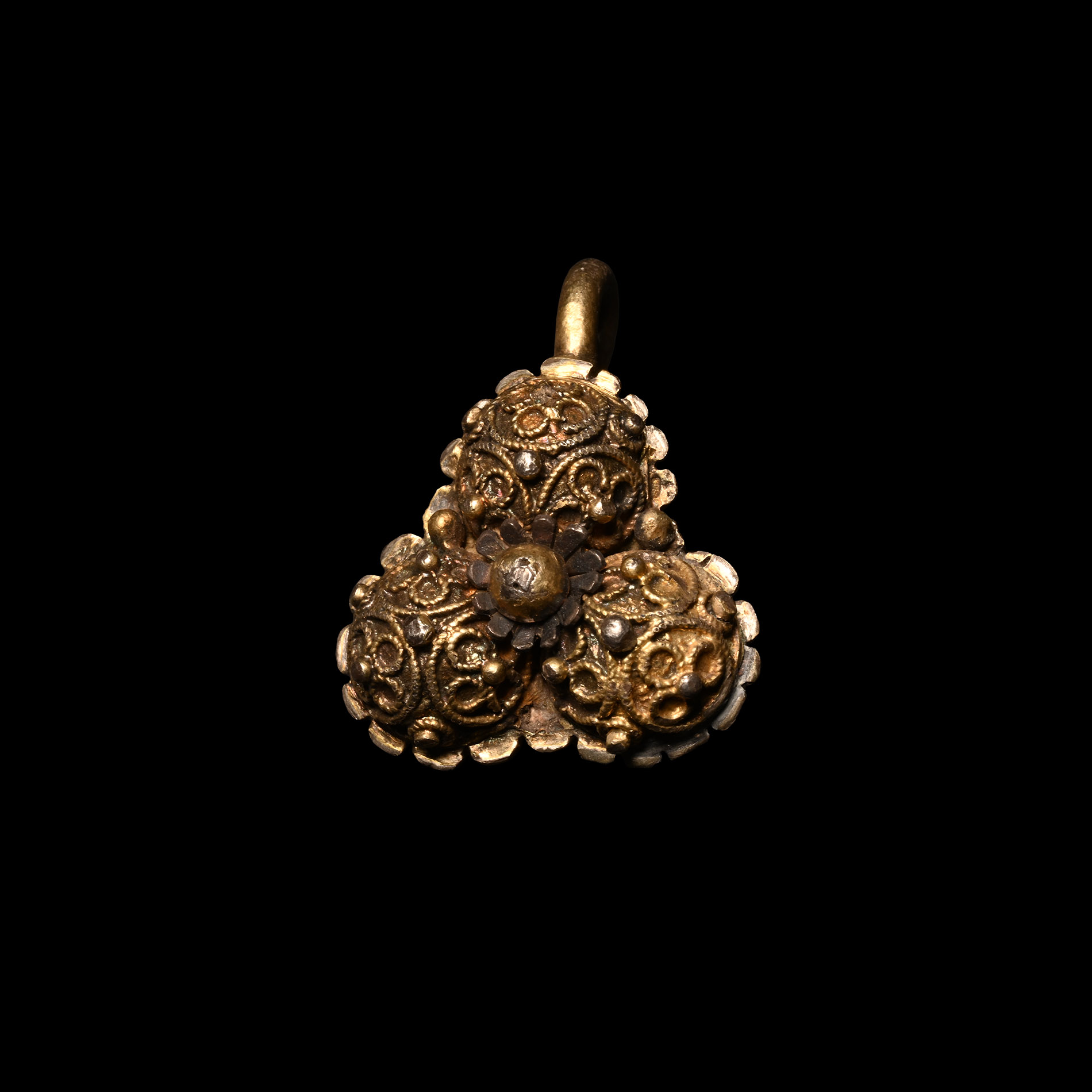Tudor Period Silver-Gilt Dress Fastener