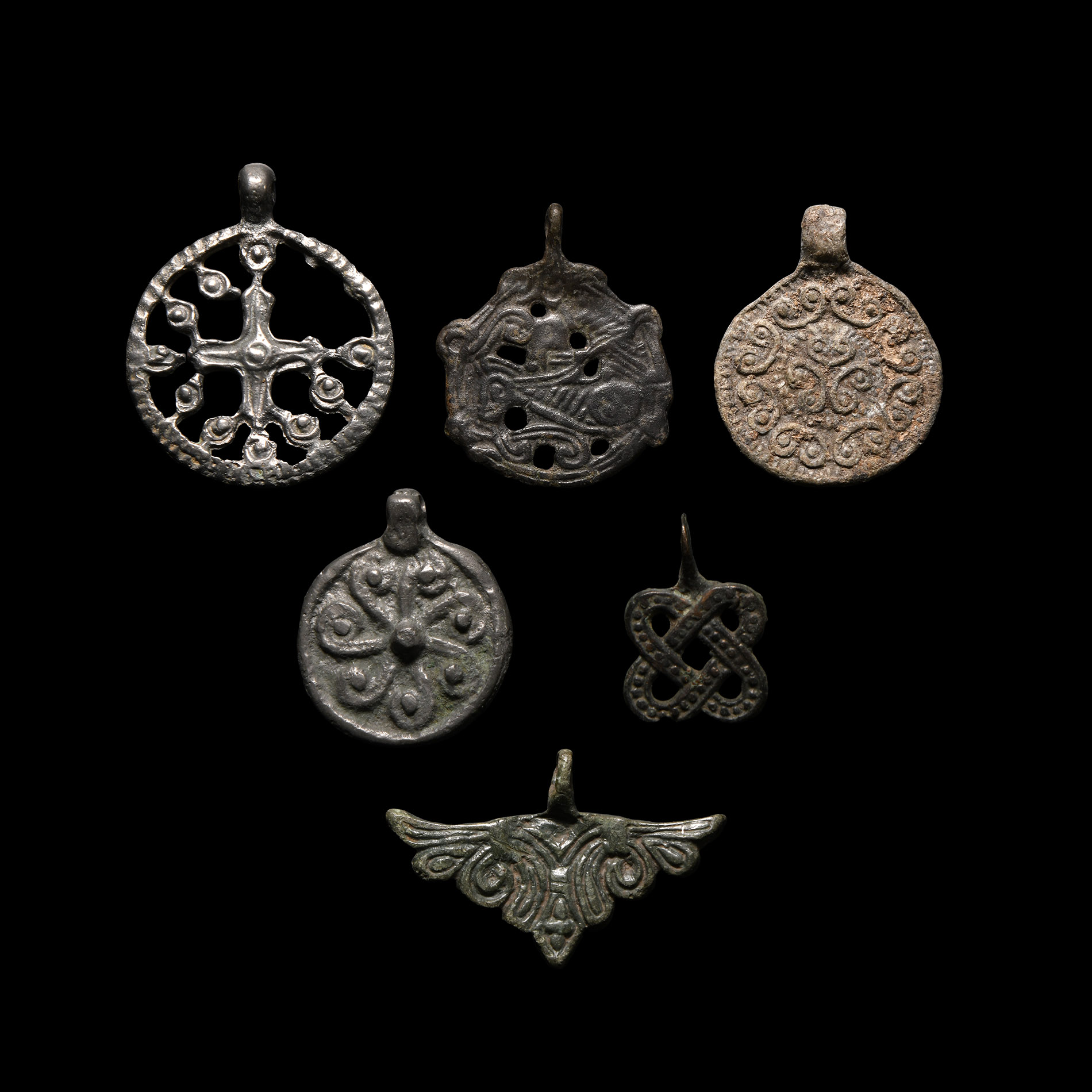 Viking Age Bronze Pendant Collection