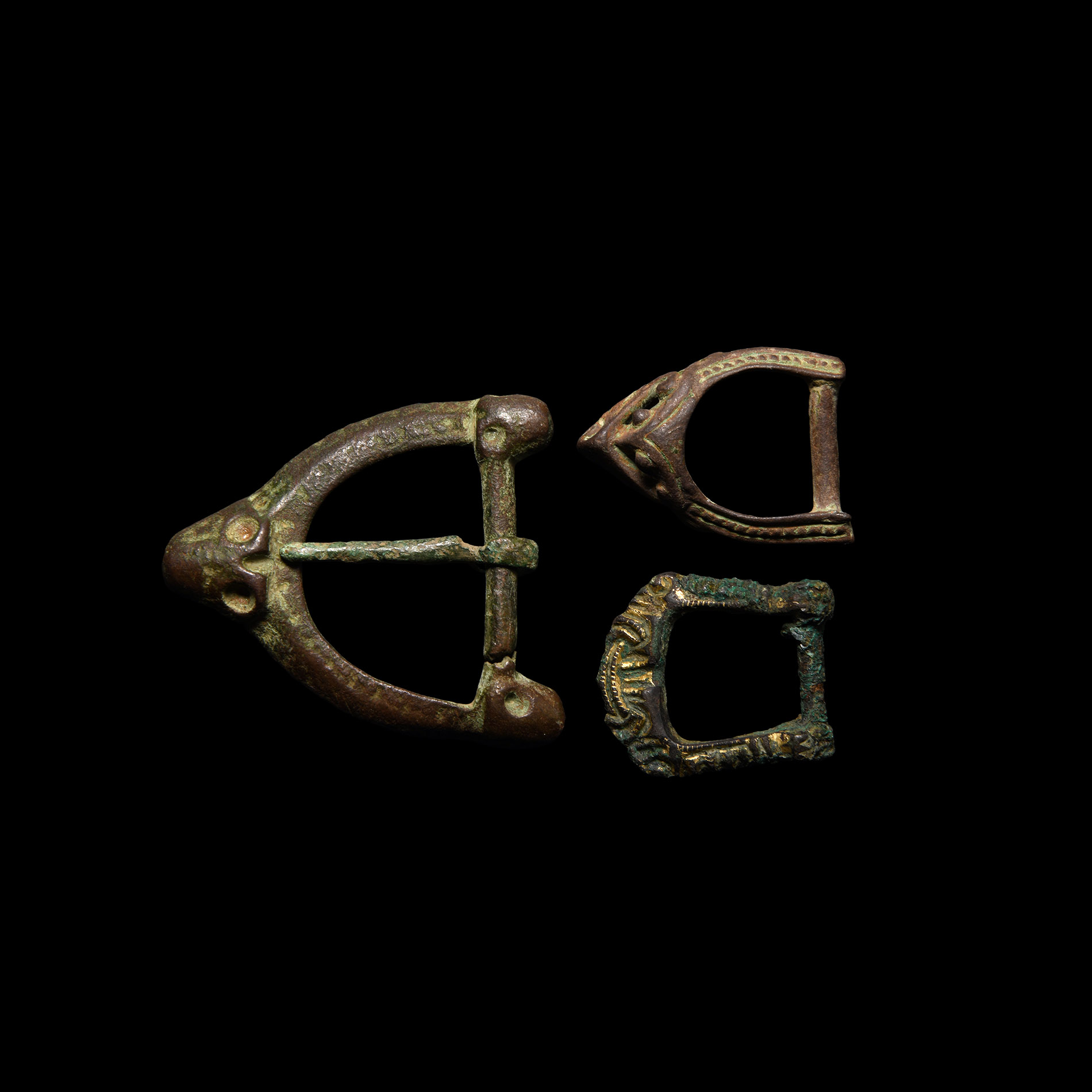 Viking Age Bronze Zoomorphic Buckle Collection