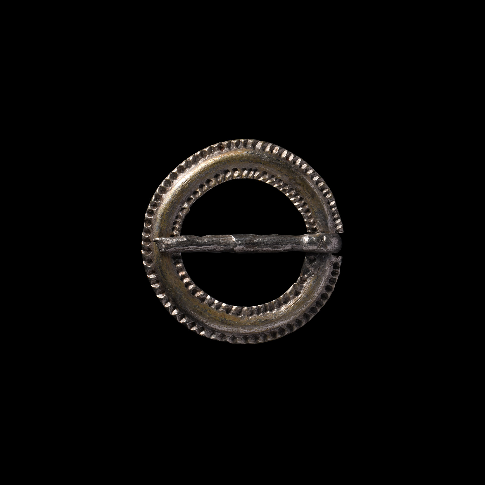 Medieval Silver Annular Brooch