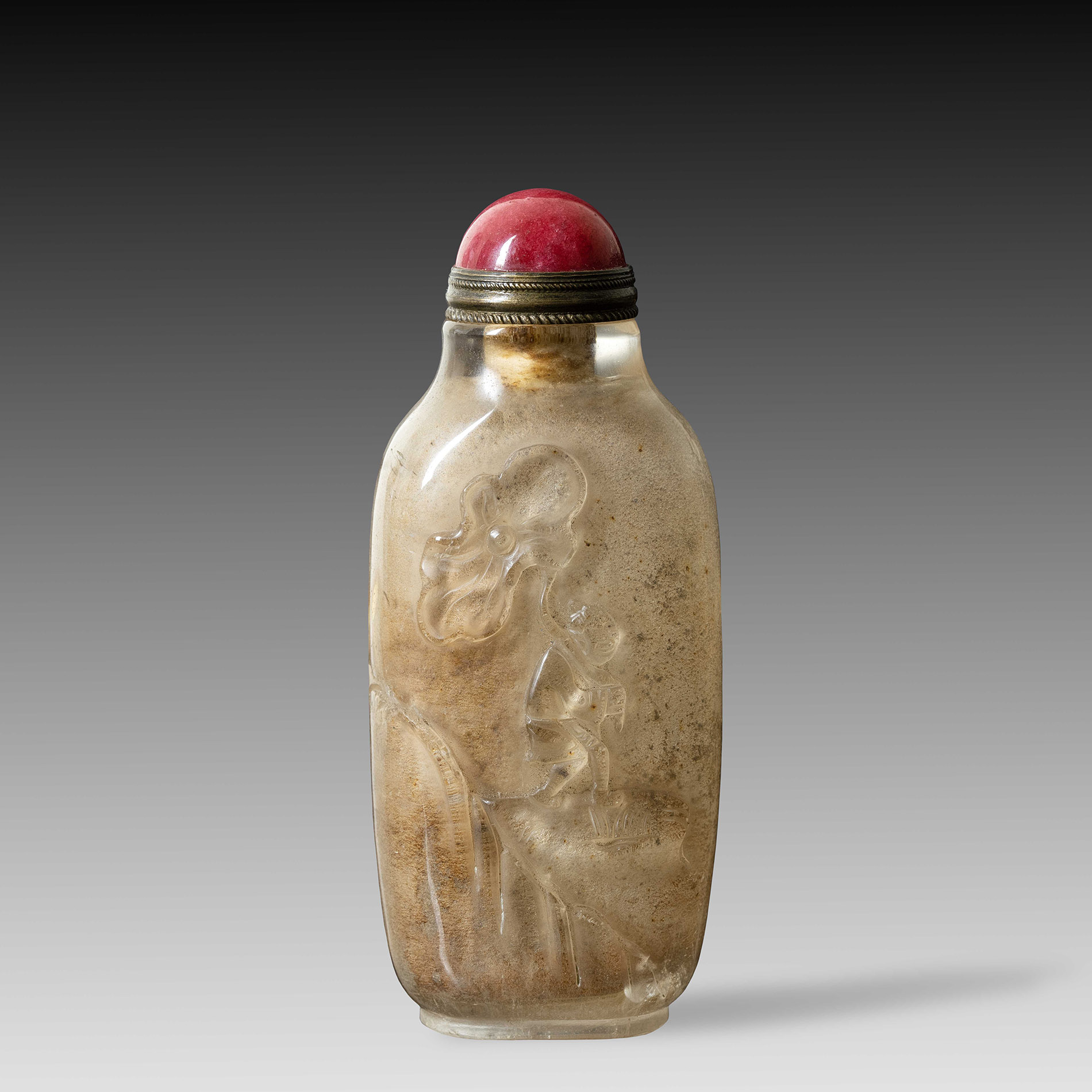 Chinese Crystal Carved Snuff Bottle
