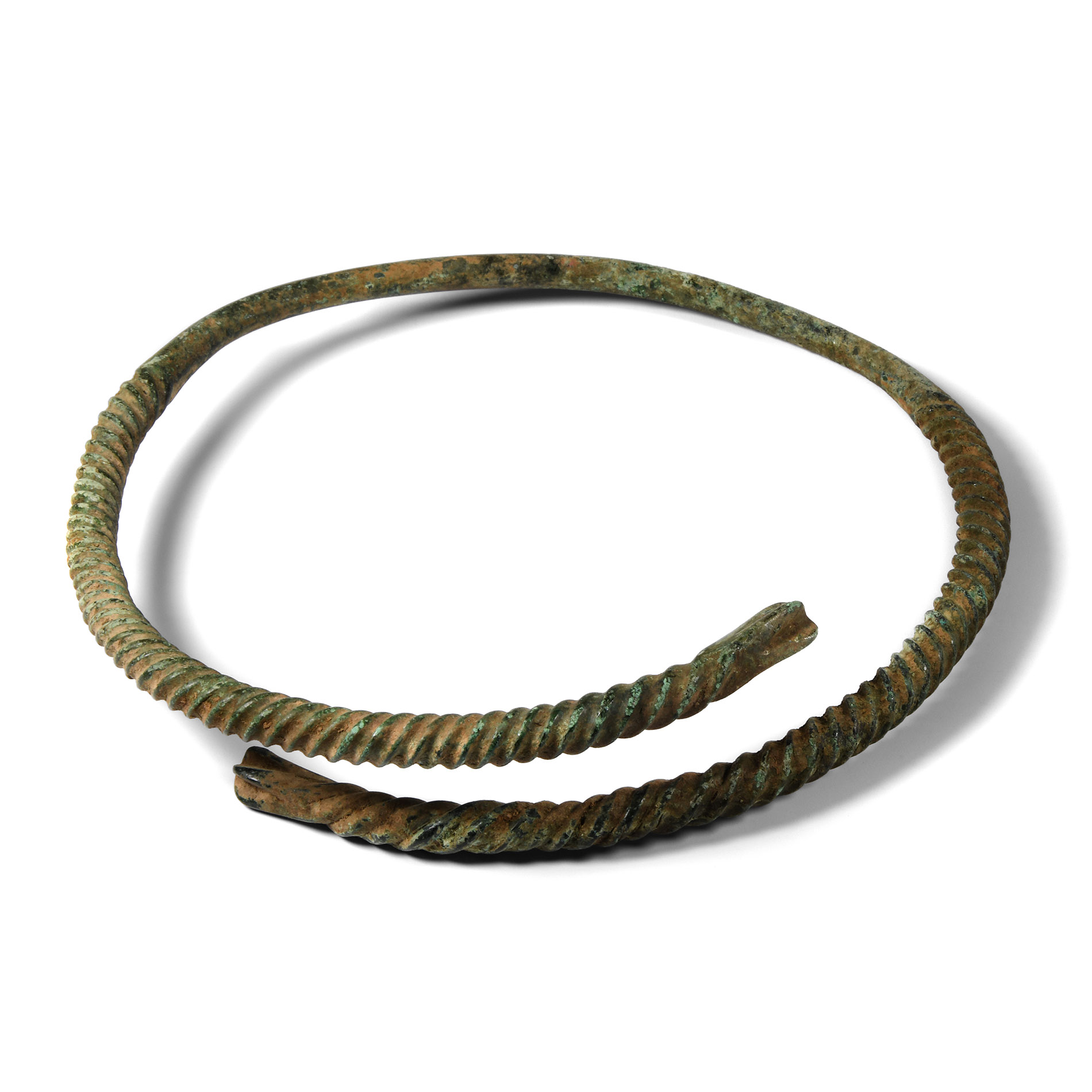 Pre-Viking Bronze Twisted Torc