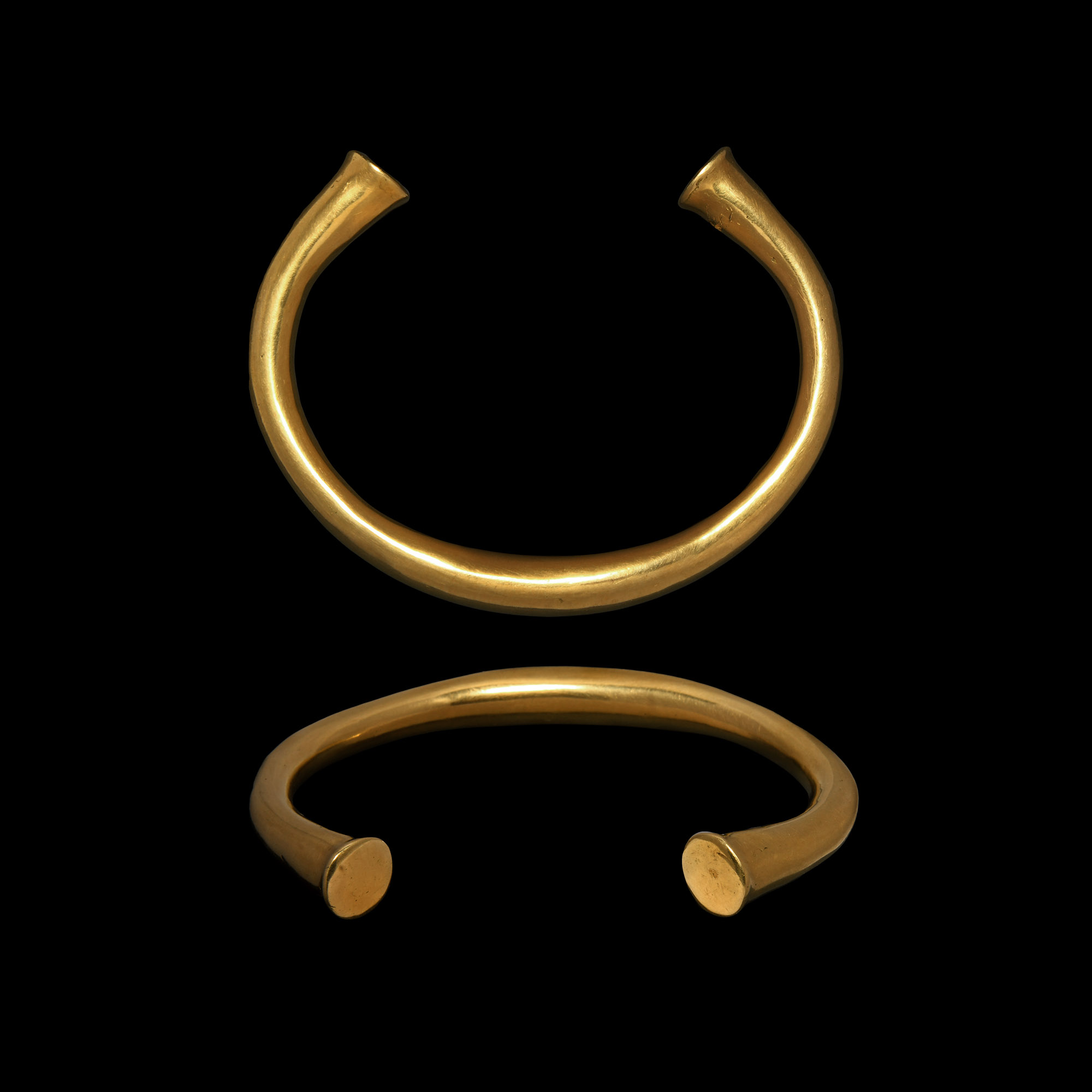Bronze Age Gold Torc-Shaped Bracelet