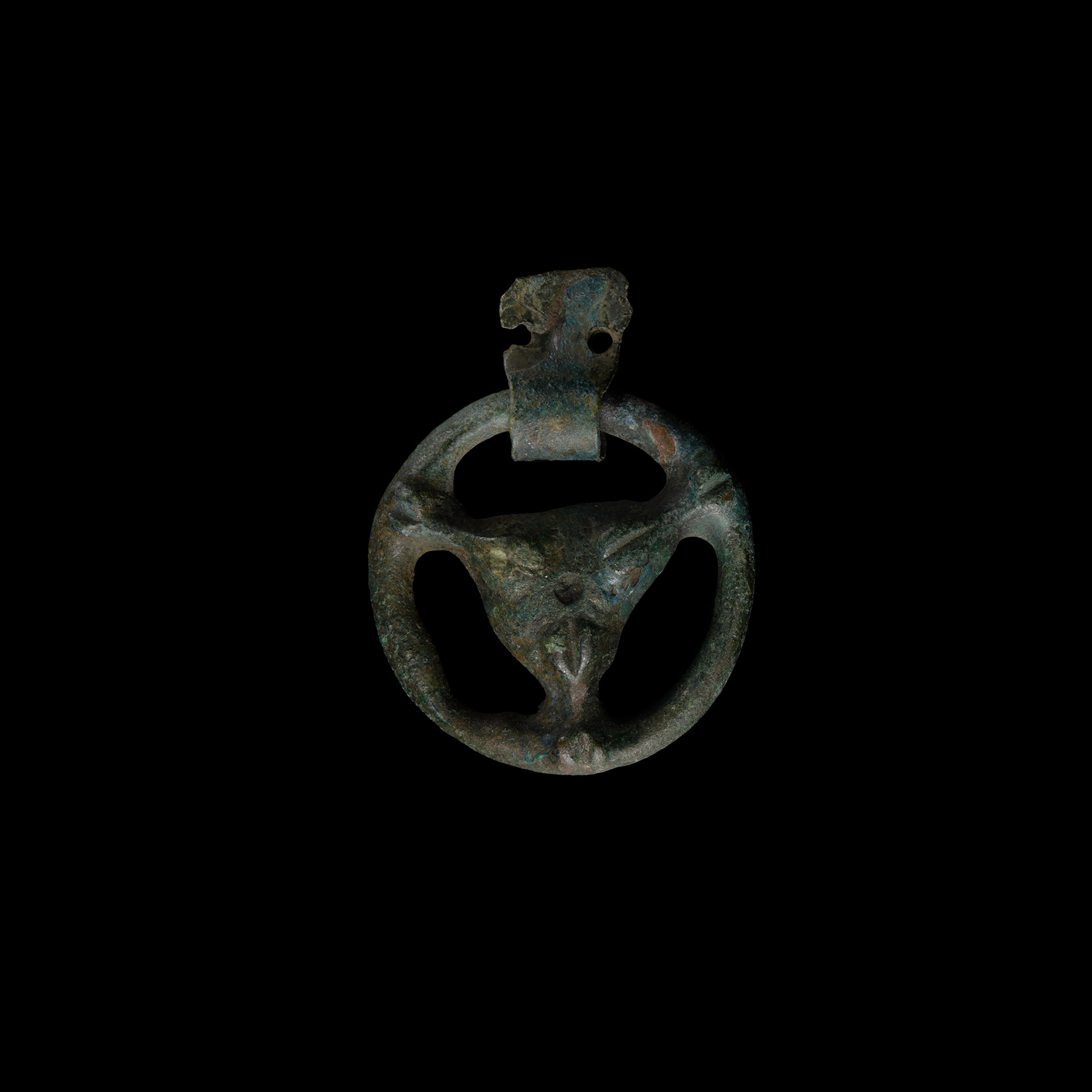 Viking Age Bronze Sword-Belt Strap Distributor