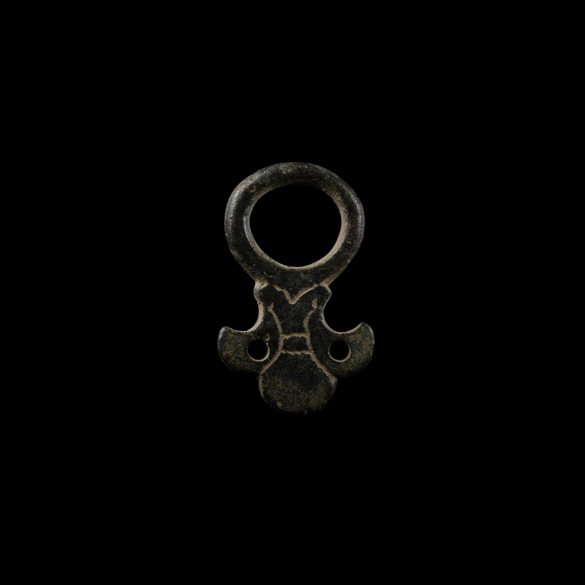Viking Age Bronze Strap Loop