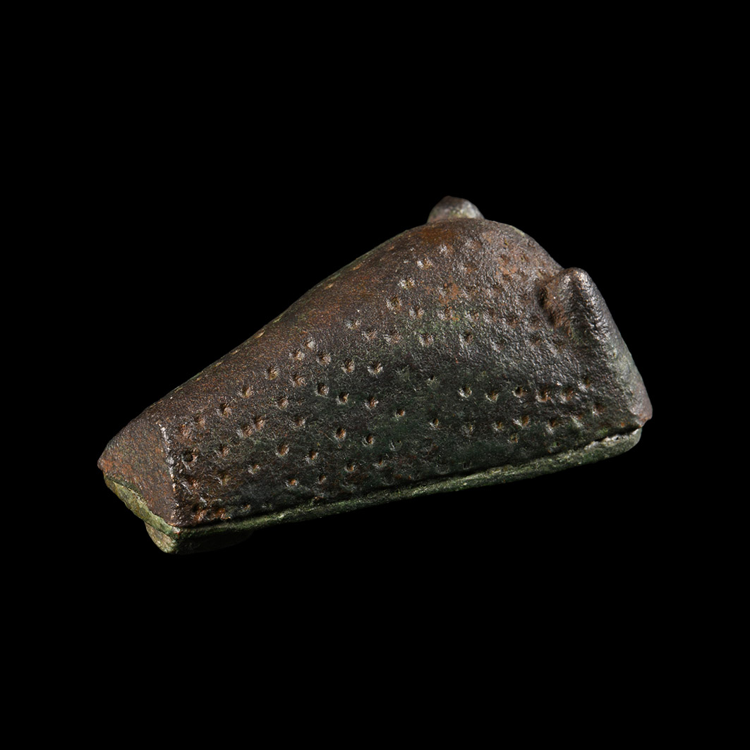 Viking Bronze Boar's Head Brooch