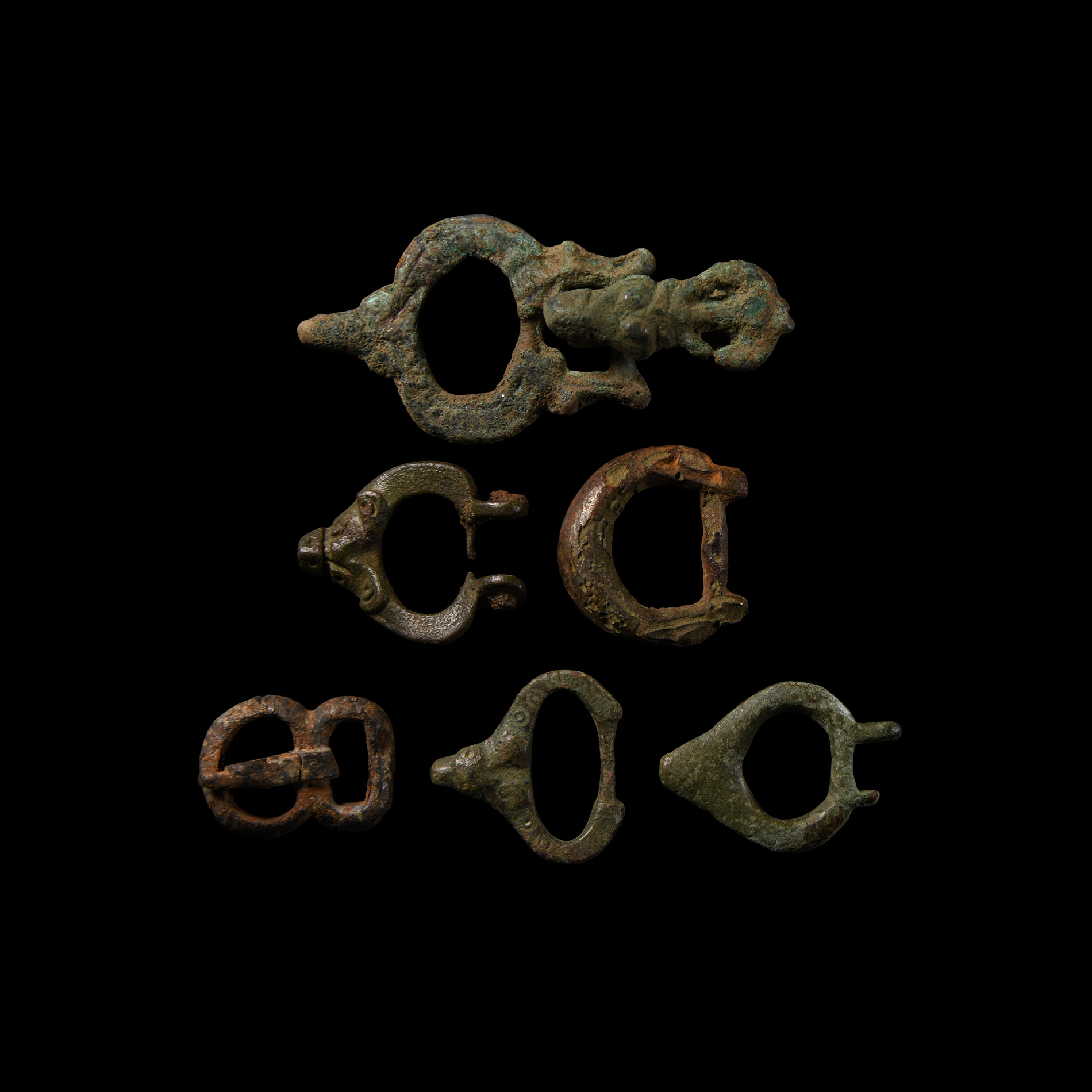 Viking Age Bronze Buckle Collection