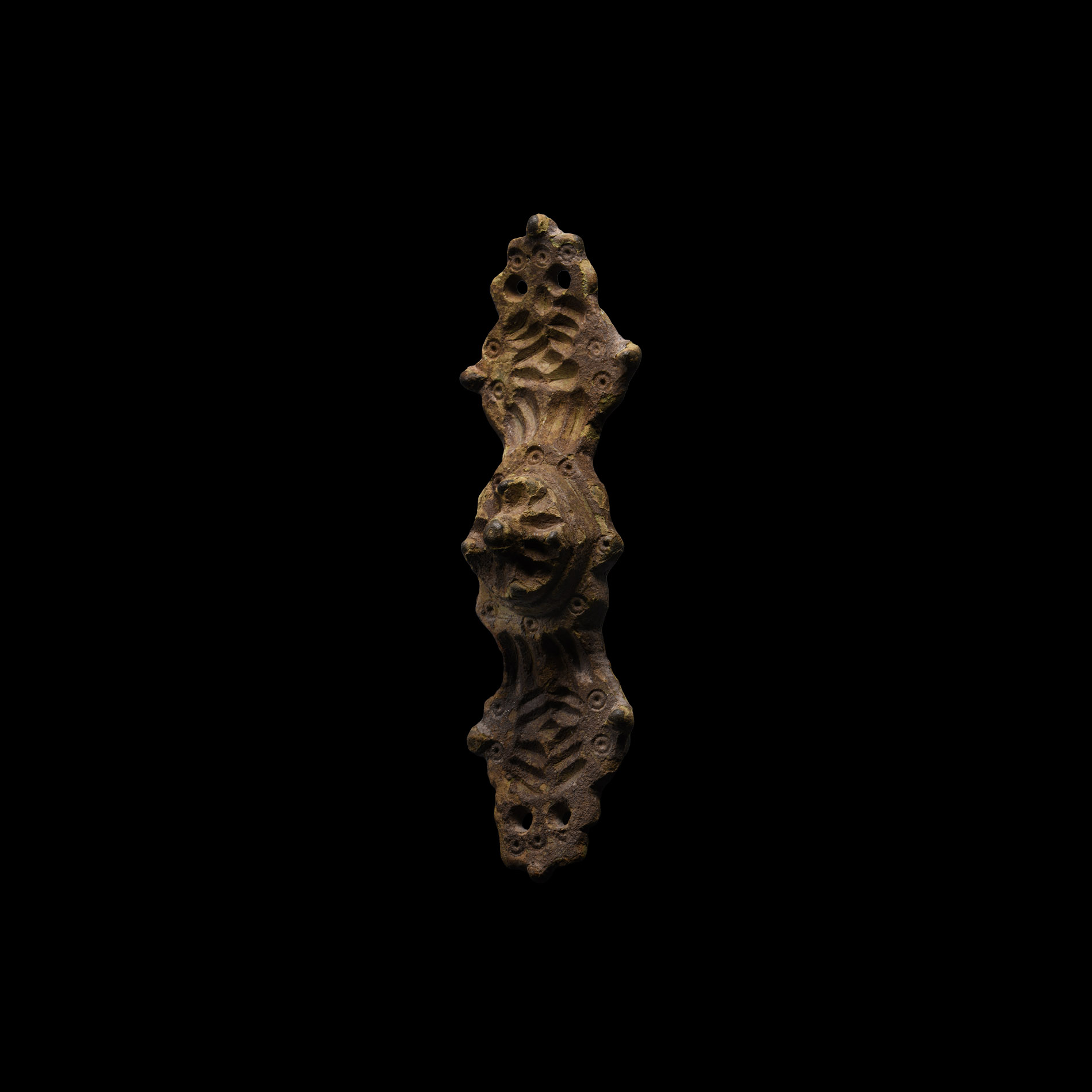 Viking Age Bronze Equal-Arm Brooch