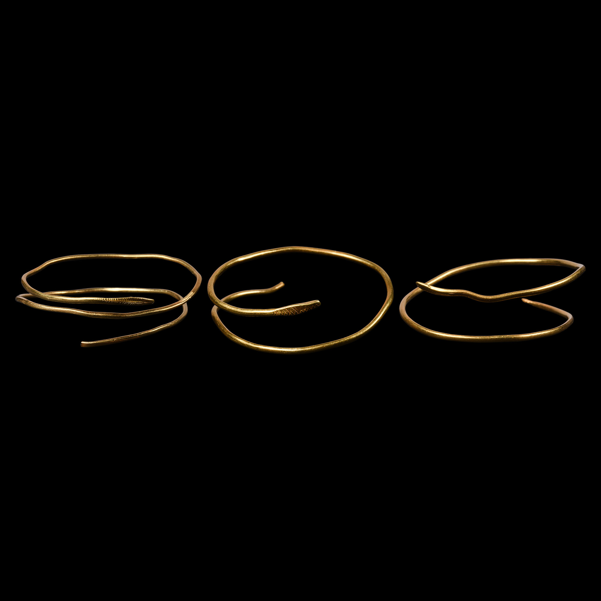 Gold Snake Bracelet Group