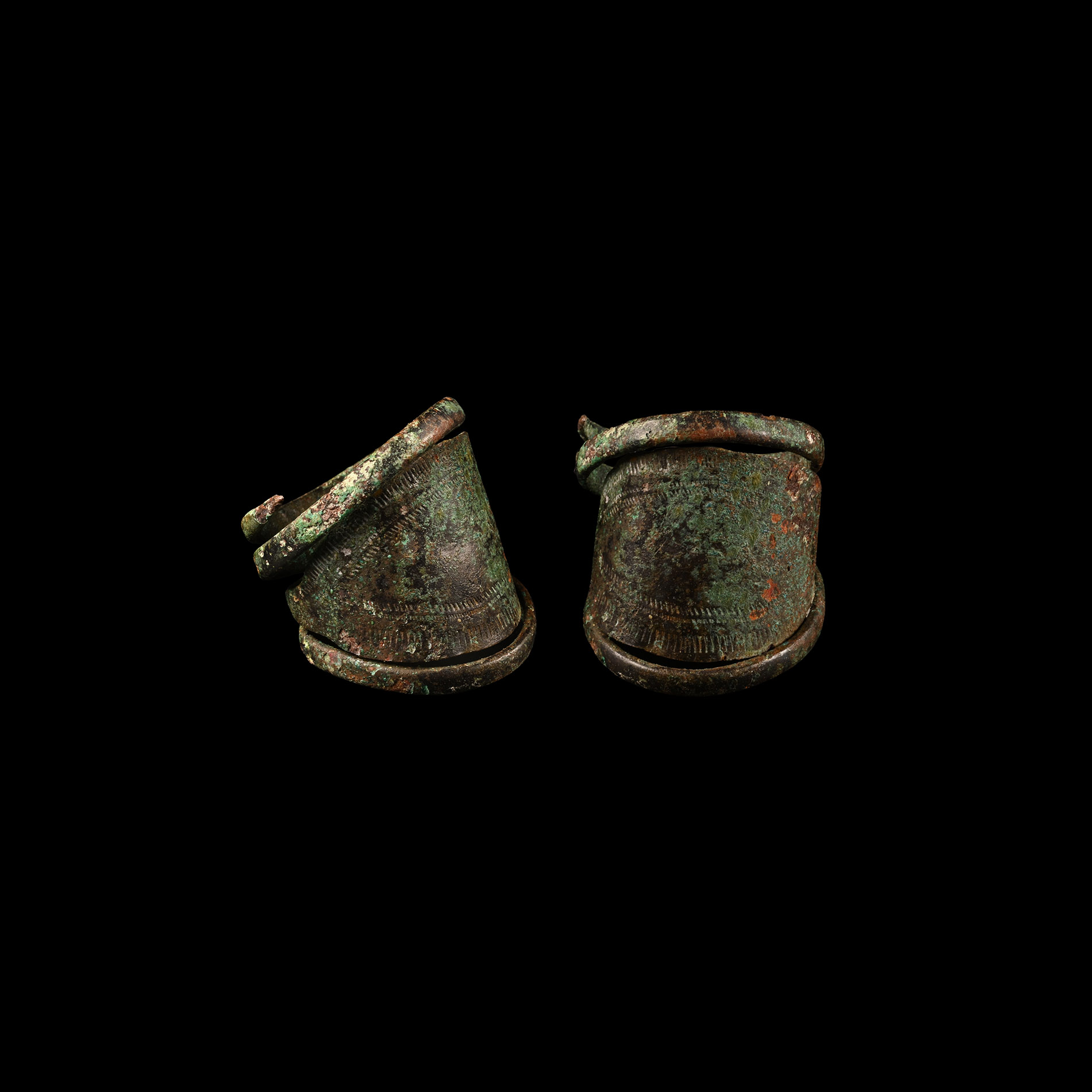 Viking Age Bronze Coiled Ring