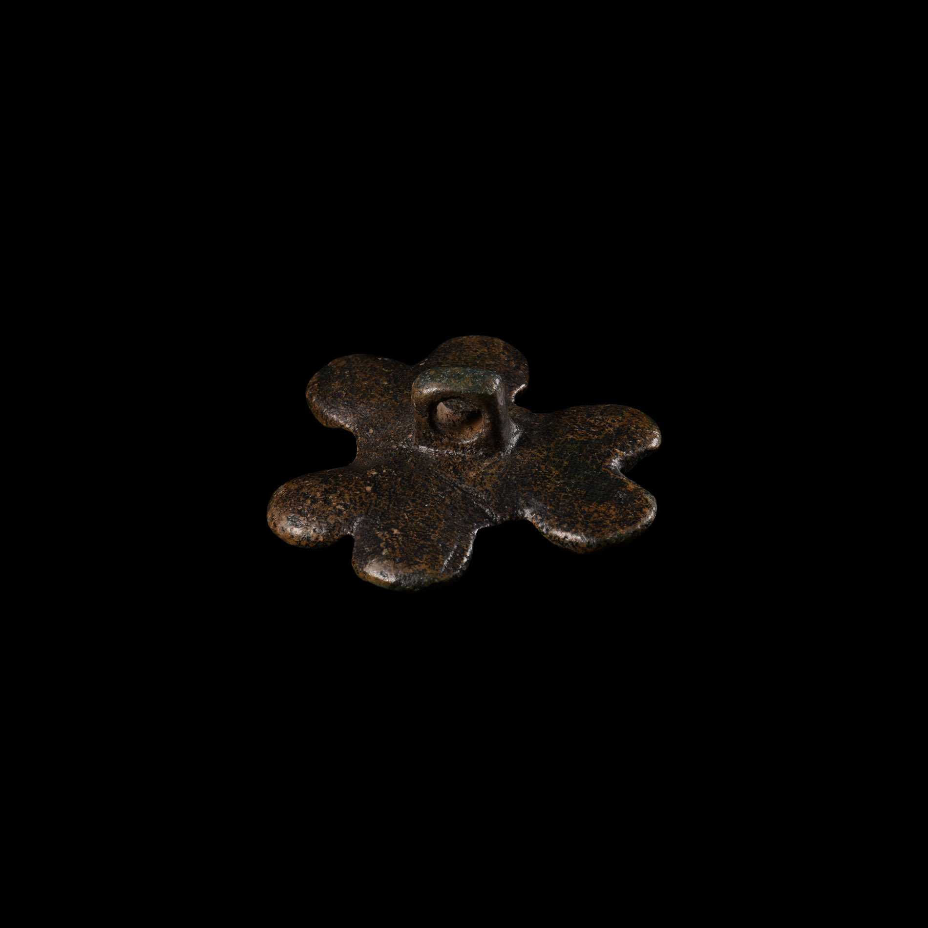 Viking Age Bronze Trefoil Mount