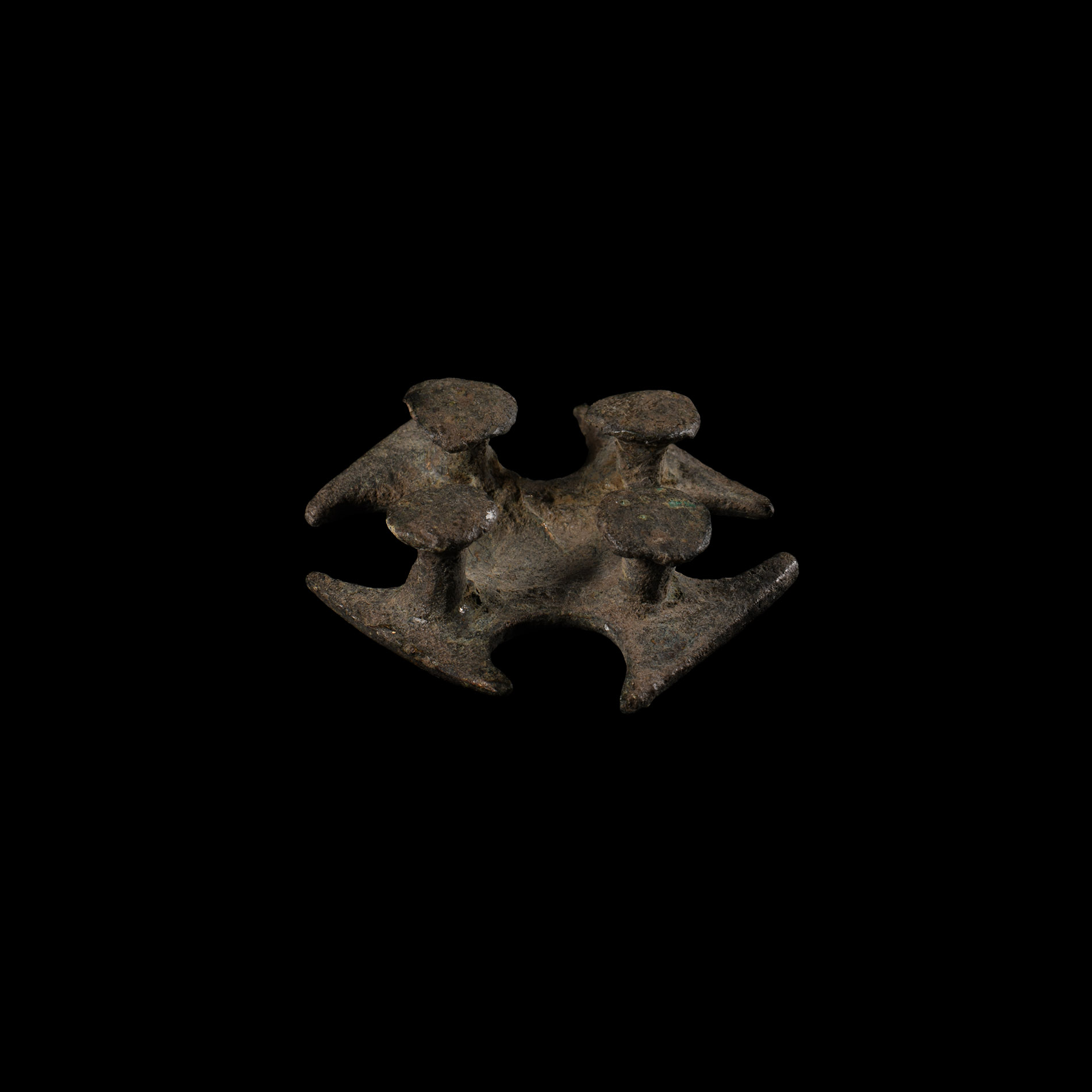 Viking Age Bronze Cross Mount