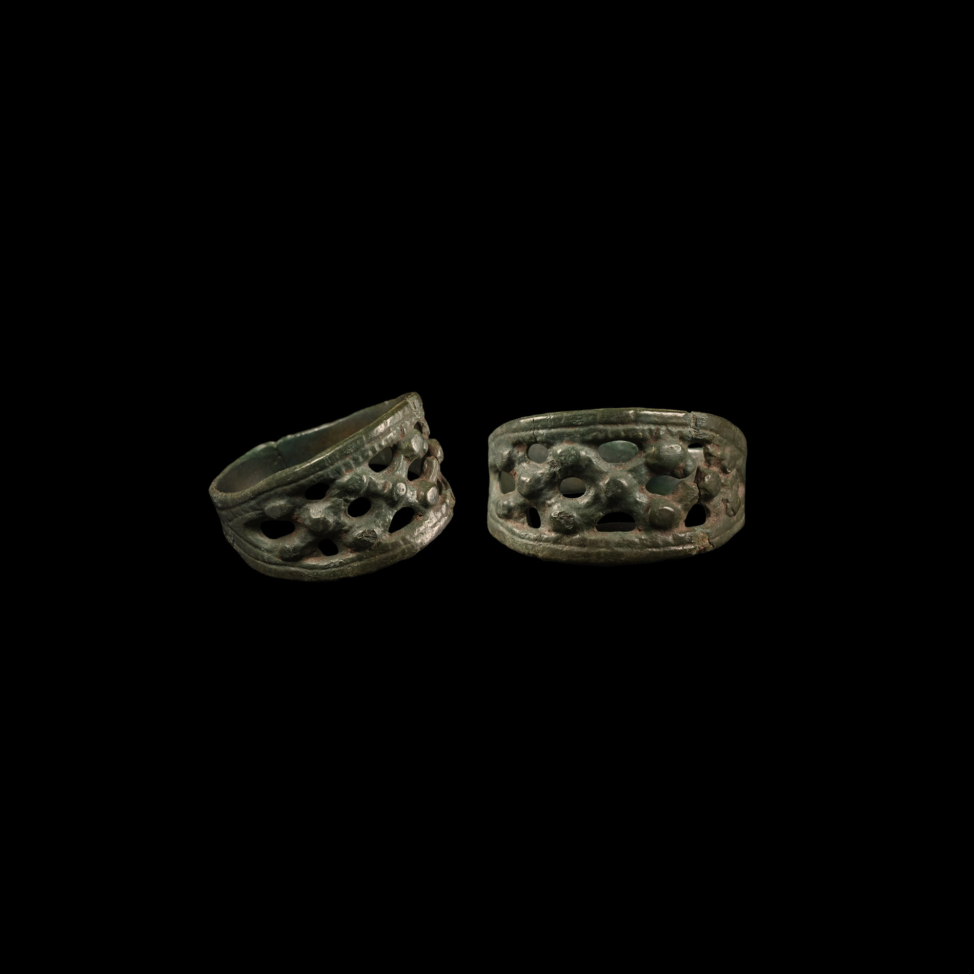 Viking Age Bronze Openwork Ring