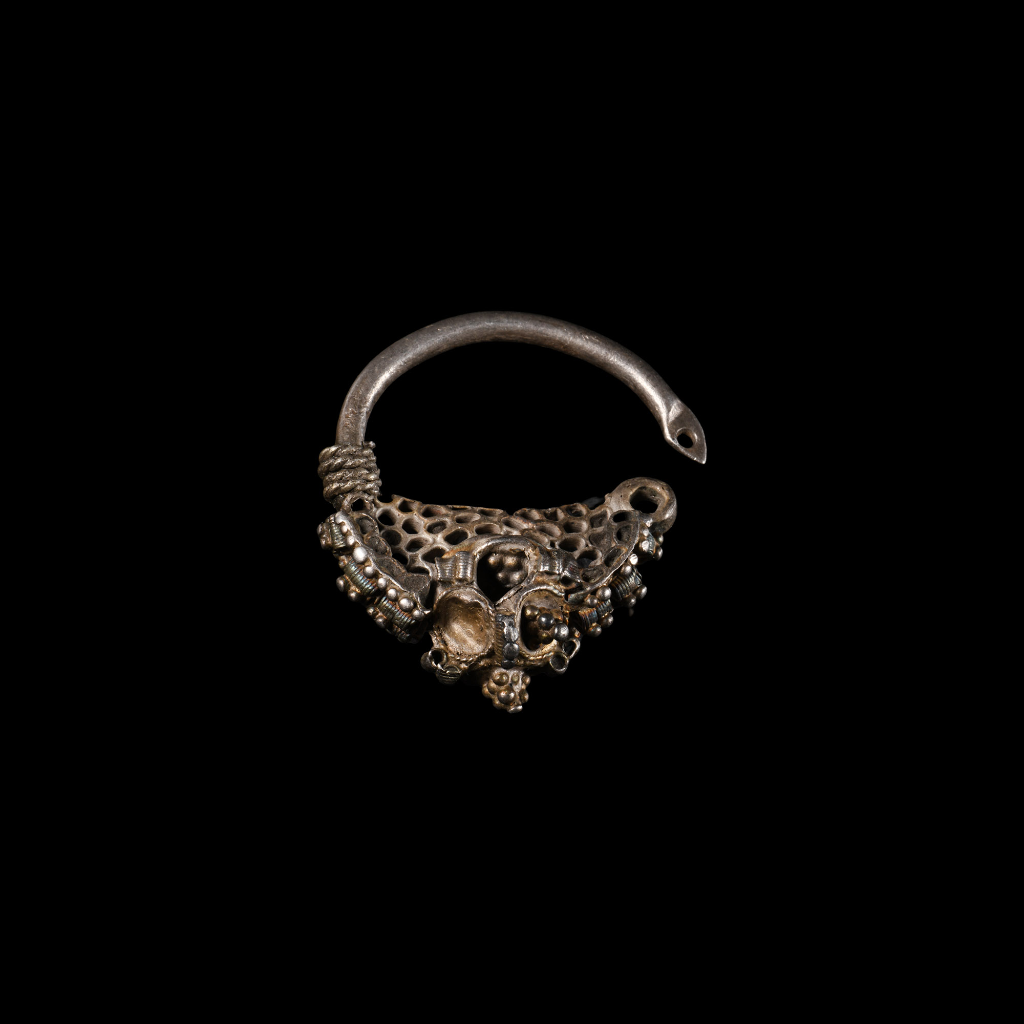 Viking Age Silver Earring