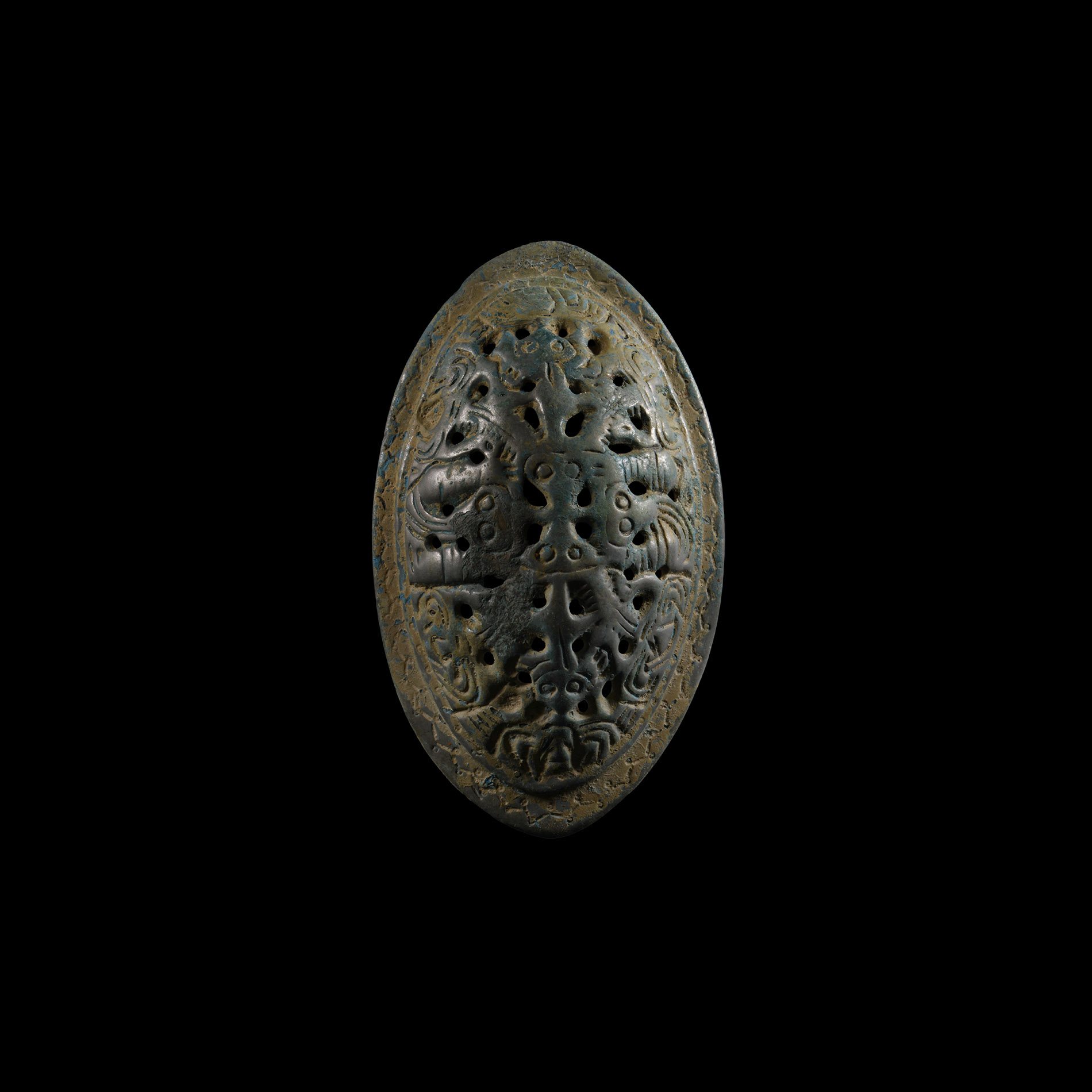 Viking Age Bronze Tortoise Brooch