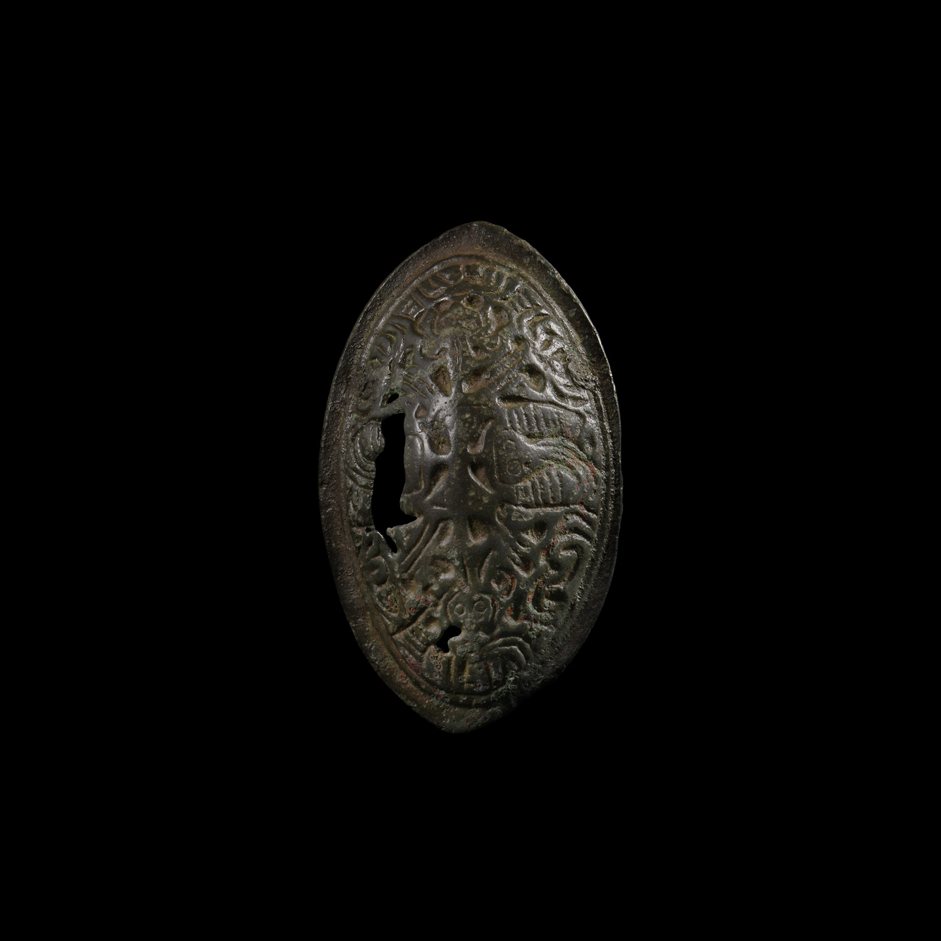 Viking Age Bronze Tortoise Brooch