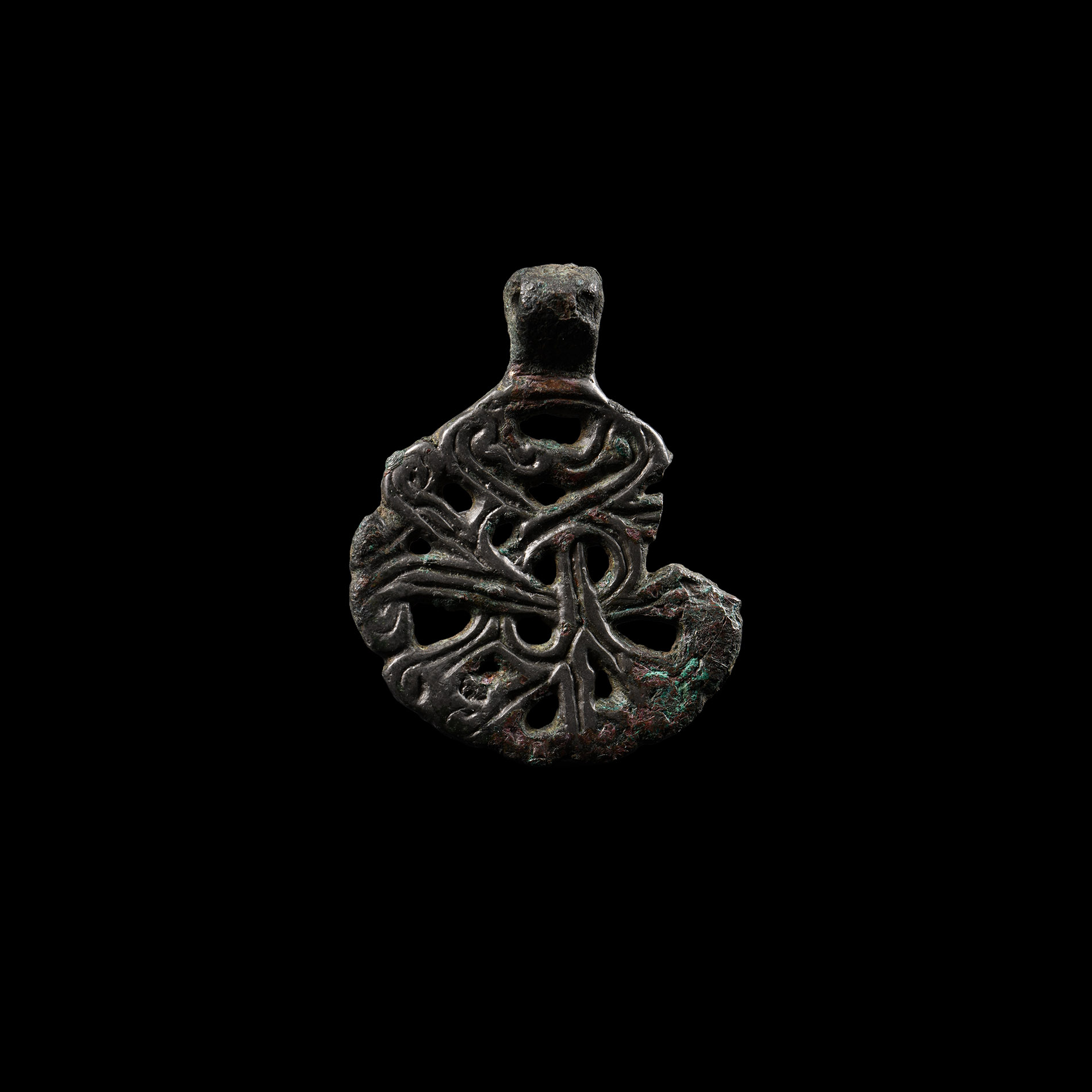 Viking Age Bronze Openwork Pendant