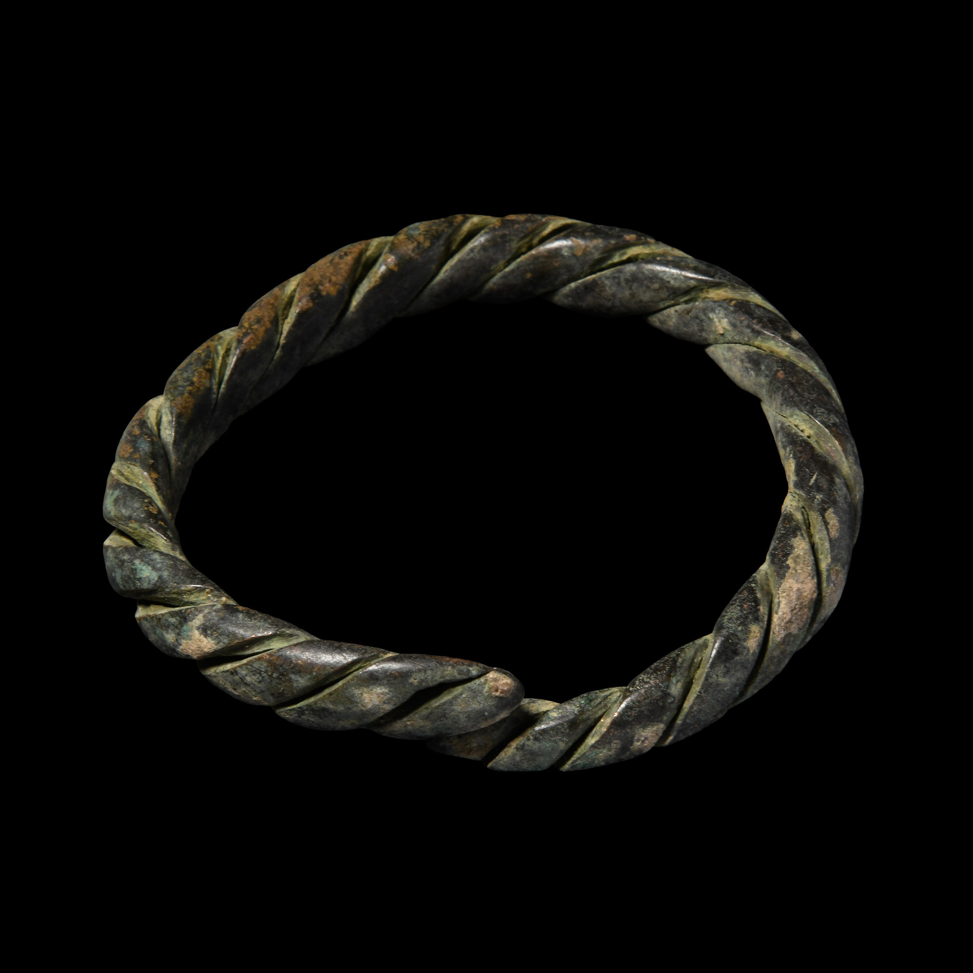 Viking Age Bronze Twisted Bracelet