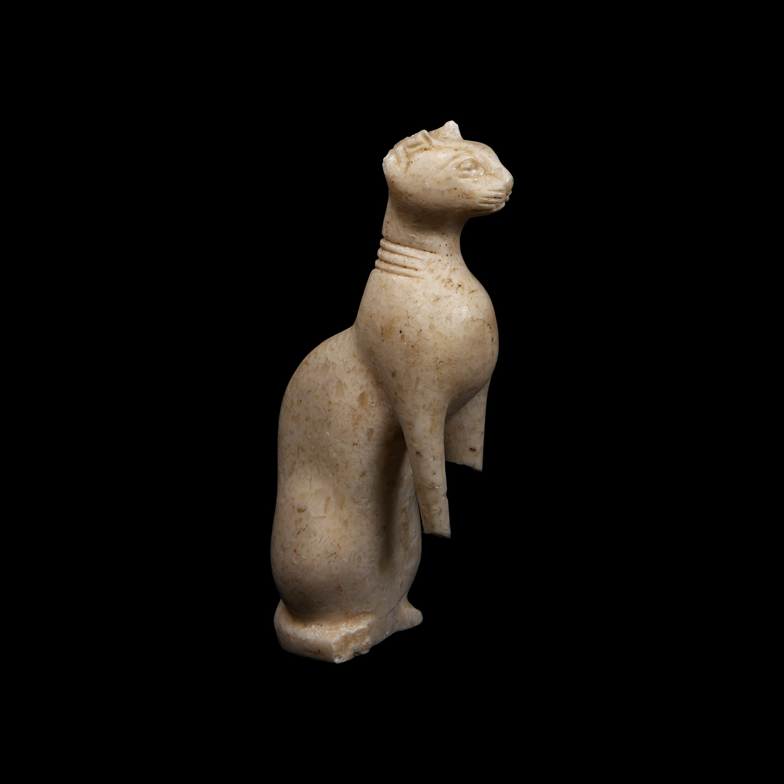 Marble Statuette of Bastet