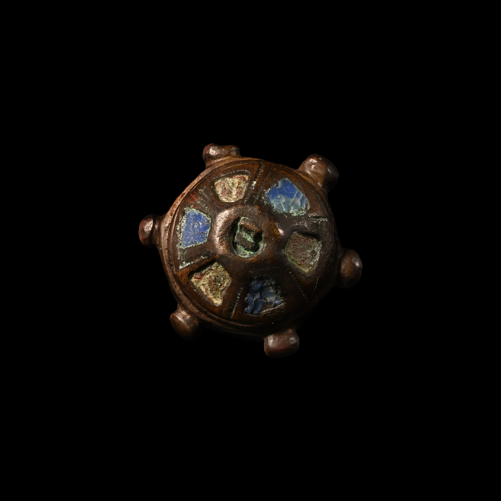 Romano-British Enamelled Bronze Brooch