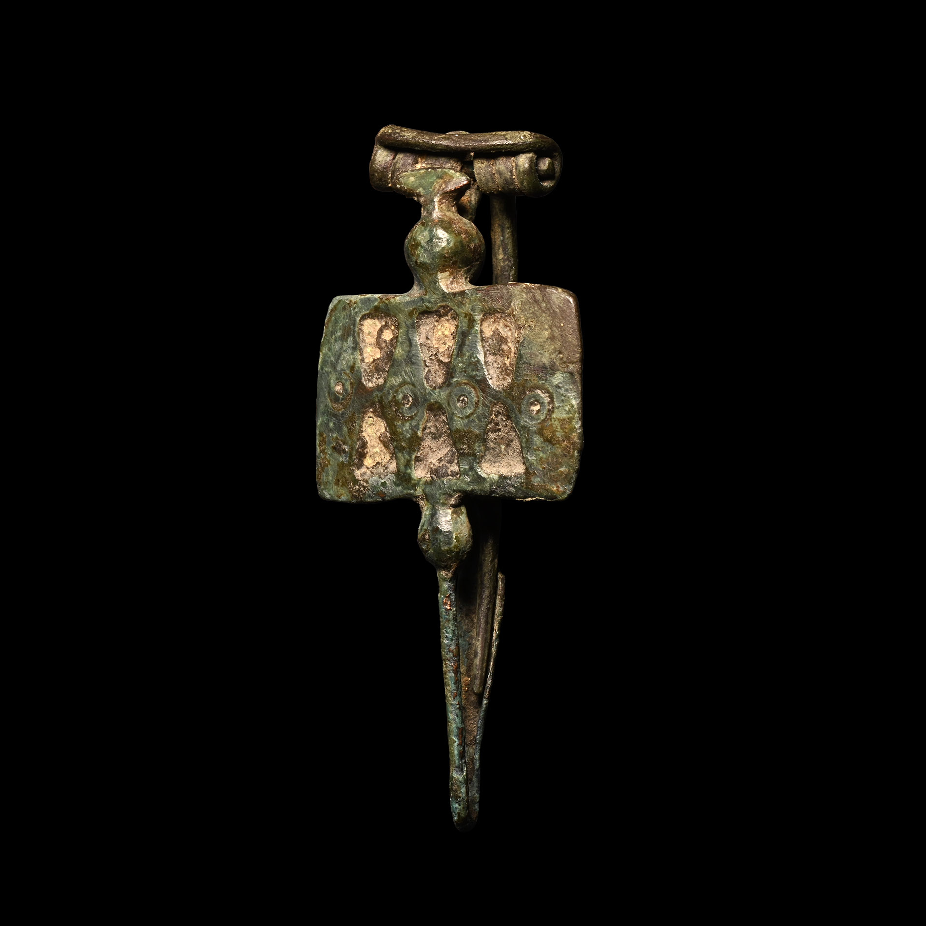 Roman Bronze Hod Hill Type Brooch