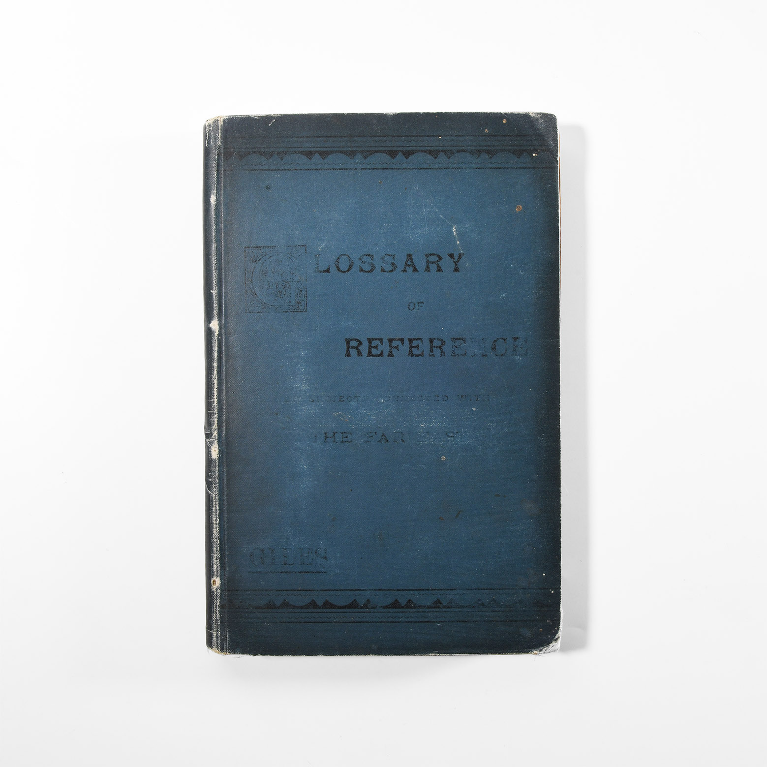 Books - Giles - Glossary of Reference on Subjects Connected with the Far East